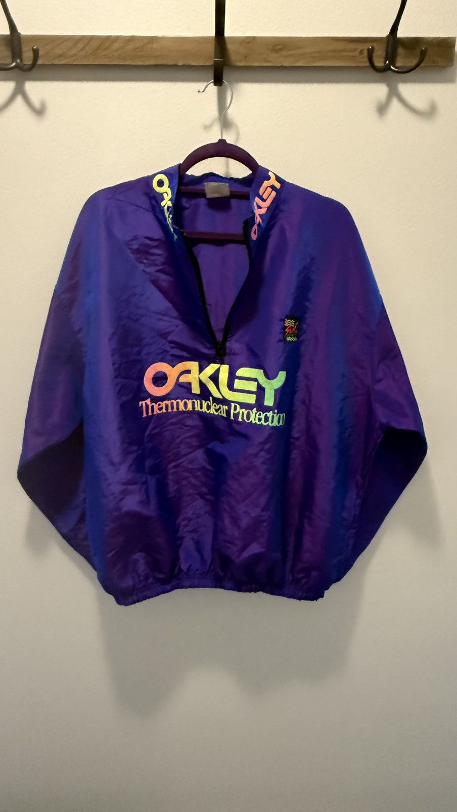 Oakley × Vintage Oakley x Surf Style 1/4 Zip Windbreaker Size US L / EU 52-54 / 3 - 2 Thumbnail