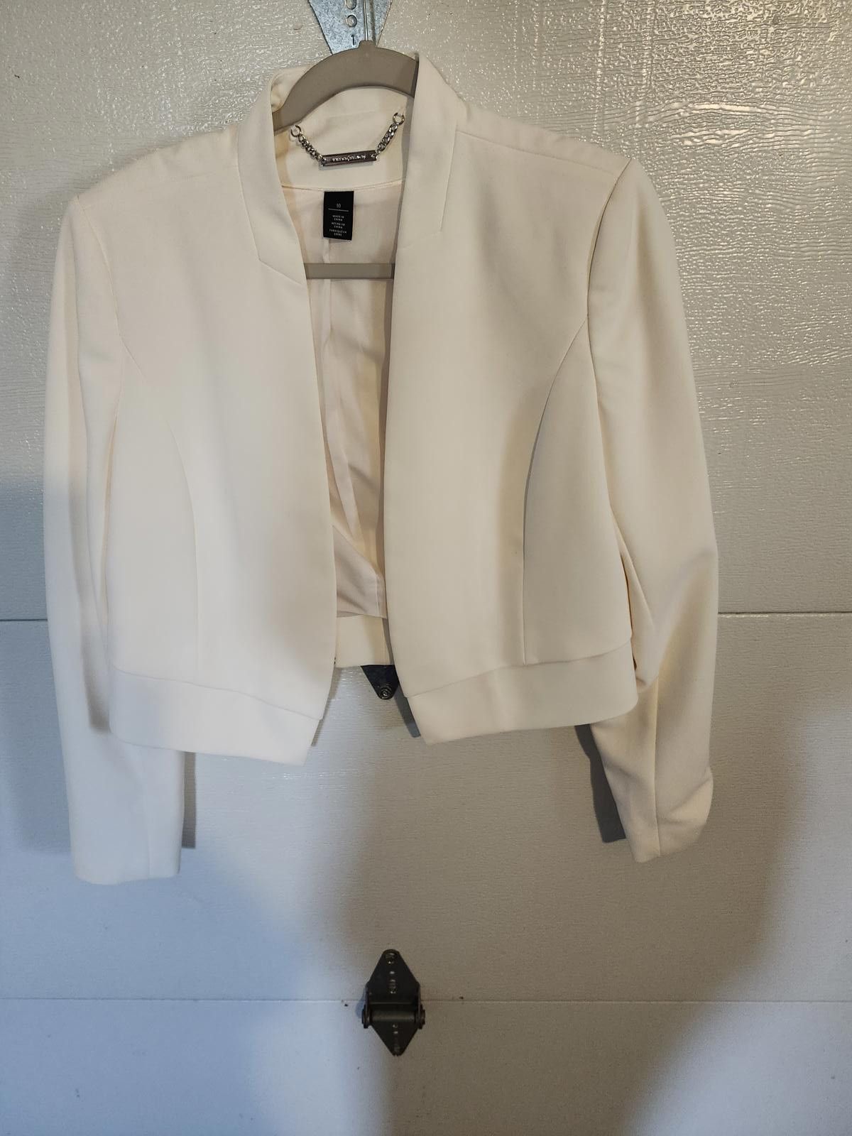 Designer White/ Black jacket Size L / US 10 / IT 46 - 1 Thumbnail