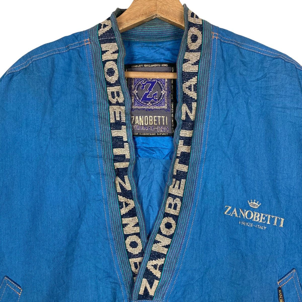 Vintage Vintage Zanobetti Firenze-Italy Fancy Button Jacket Size XL / US 12-14 / IT 48-50 - 3 Thumbnail