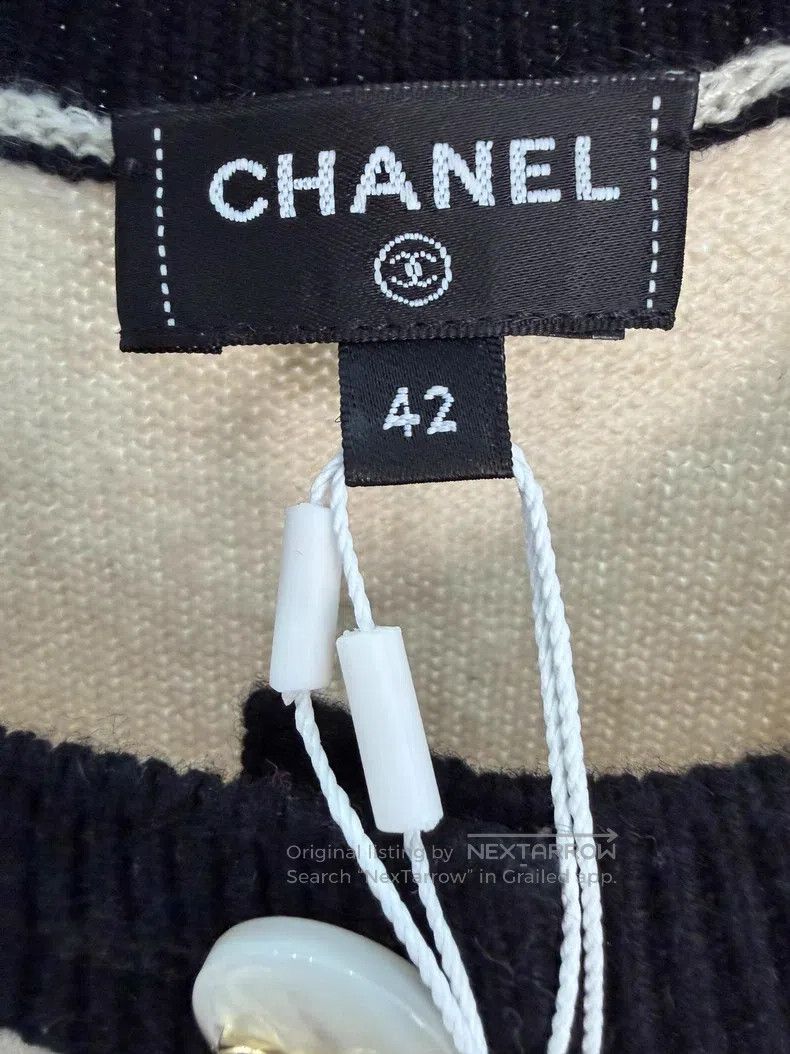 Chanel Chanel Autumn and winter show beige and black fake two-pie Size M / US 6-8 / IT 42-44 - 4 Thumbnail