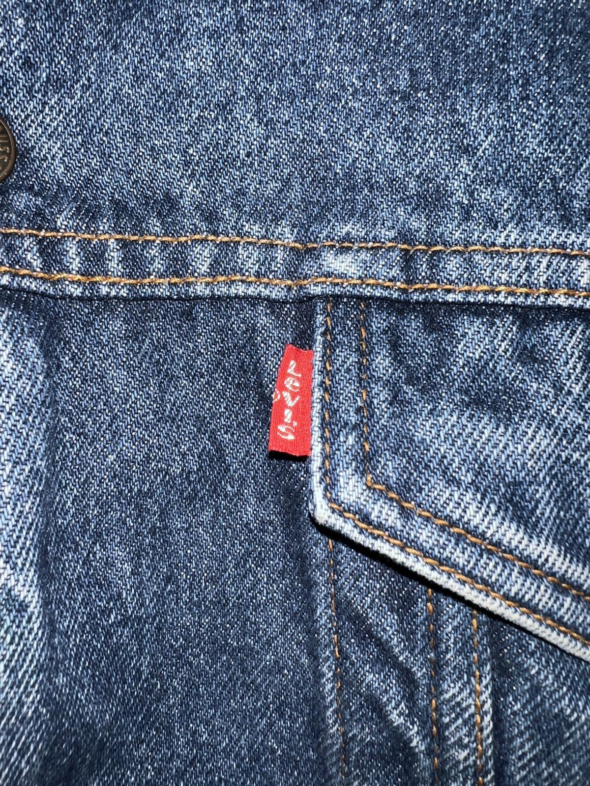 Levi's × Levi's Vintage Clothing × Vintage Vintage Sherpa Levi’s Fleece Lined Denim Jacket Size US M / EU 48-50 / 2 - 4 Thumbnail