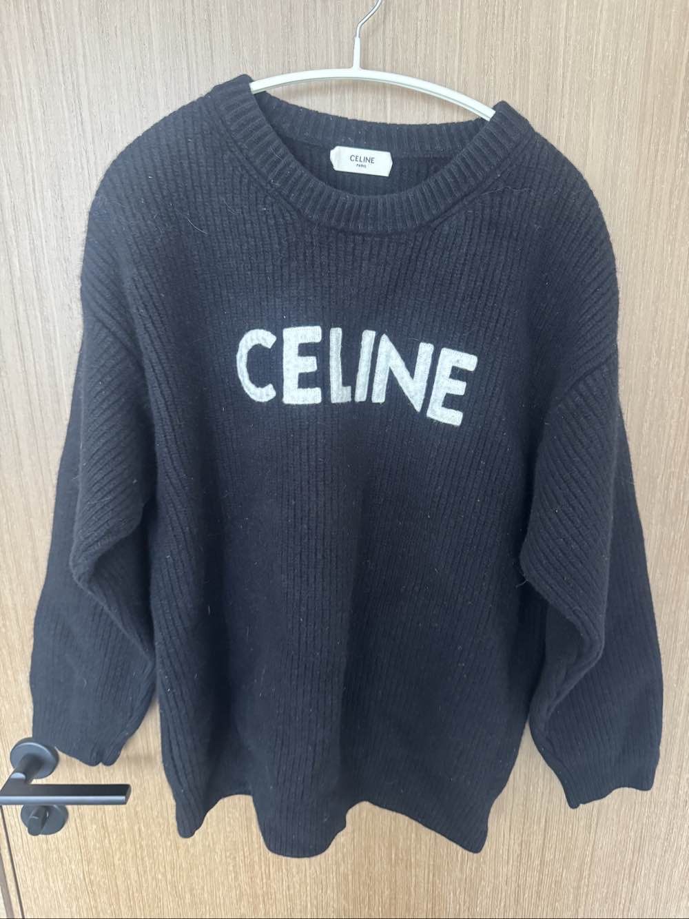 Celine Celine Logo Wool Sweater Size XS Size XS / US 0-2 / IT 36-38 - 1 Thumbnail
