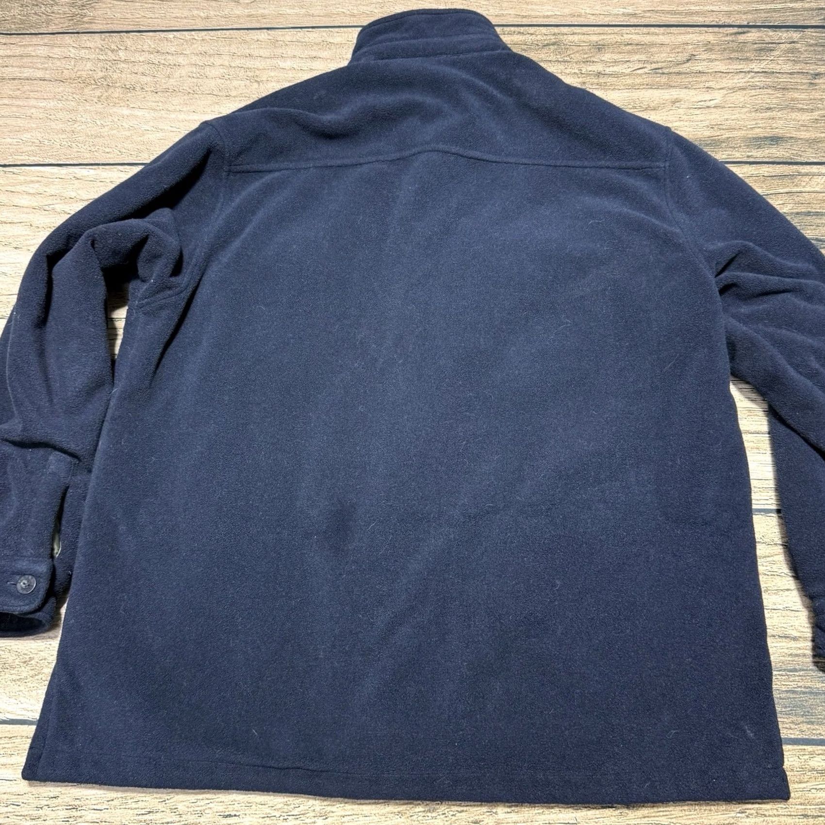 J.Crew J. Crew Jacket Mens Large Blue Quilted Fleece Lined Button Pockets Outdoor Coat Size US L / EU 52-54 / 3 - 5 Thumbnail