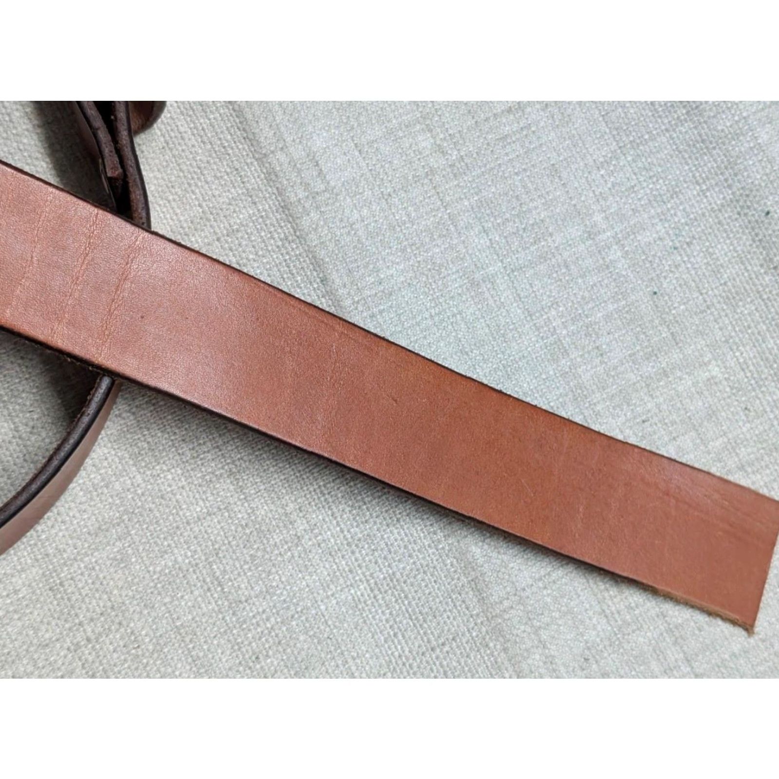 Vintage VINTAGE handcrafted belt USA one size Western belt Men Brown Leather cowhide Full Grain Western Belt Mens Size ONE SIZE - 6 Thumbnail