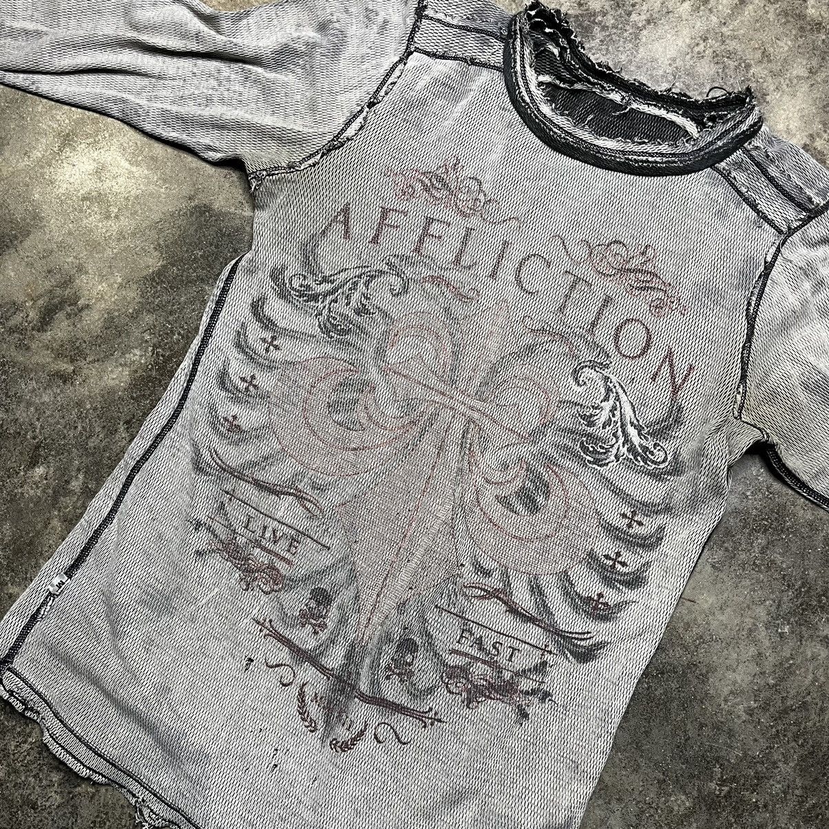 Vintage vintage y2k affliction reversible thermal tribal shirt Size US L / EU 52-54 / 3 - 7 Thumbnail