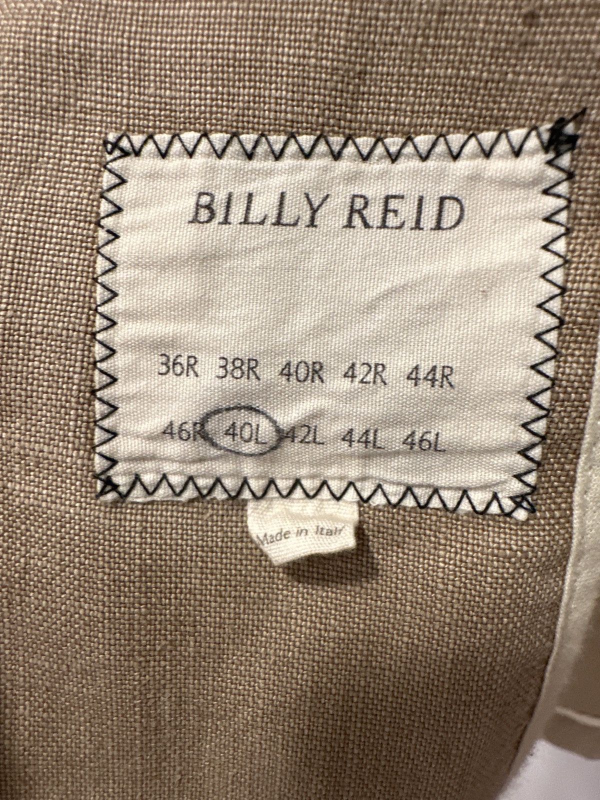 Billy Reid Billy Reid Tan Linen Blazer 40L Size 40L - 6 Thumbnail