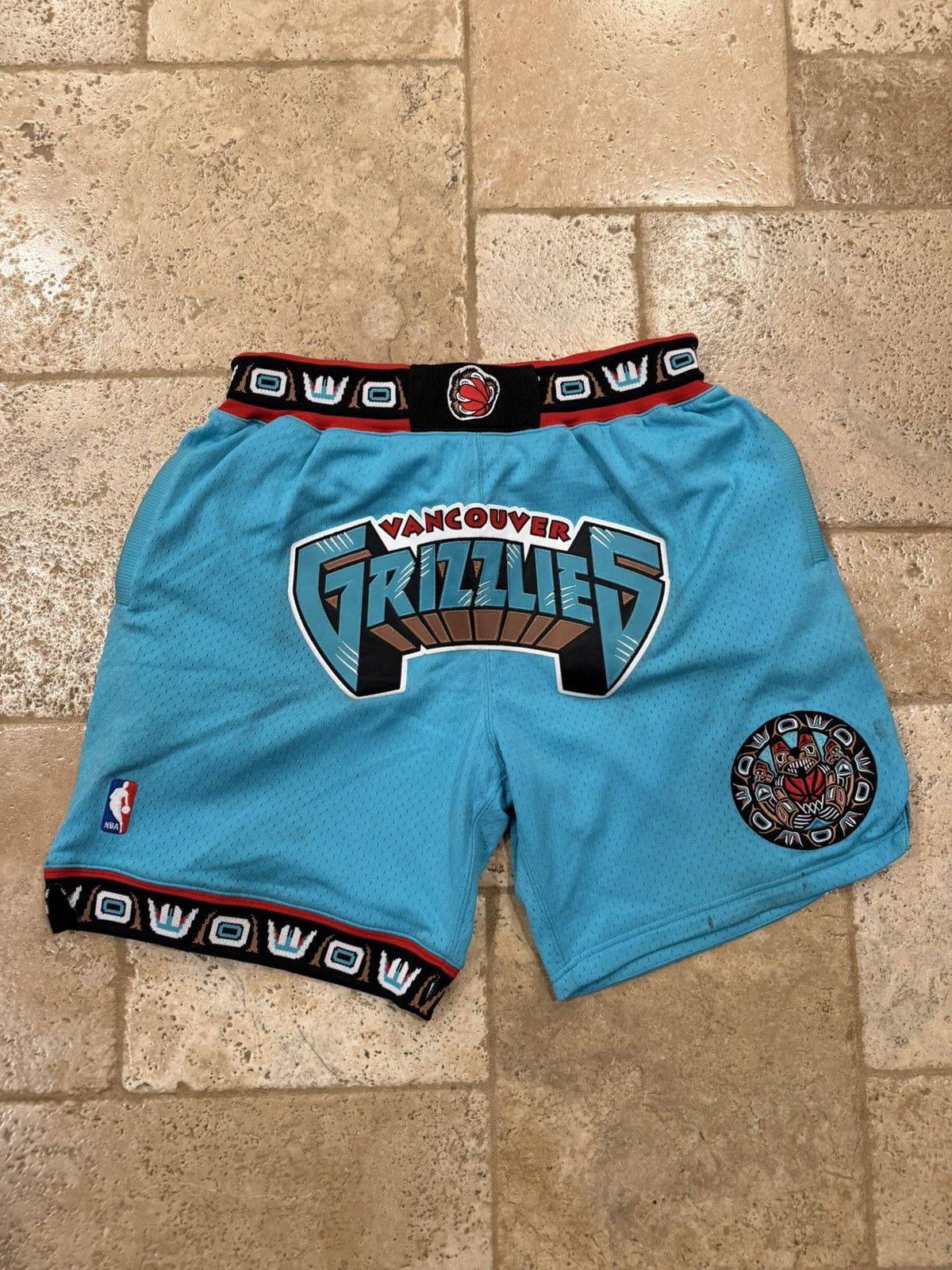 Just Don × Mitchell & Ness × Rsvp Gallery Just Don x Mitchell & Ness NBA Vancover Grizzlies Shorts Size US 34 / EU 50 - 1 Thumbnail
