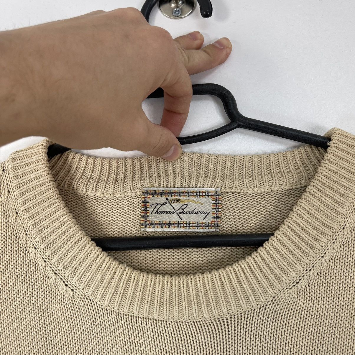 Burberry Vintage Thomas Burberry Sweater Size US XL / EU 56 / 4 - 4 Thumbnail