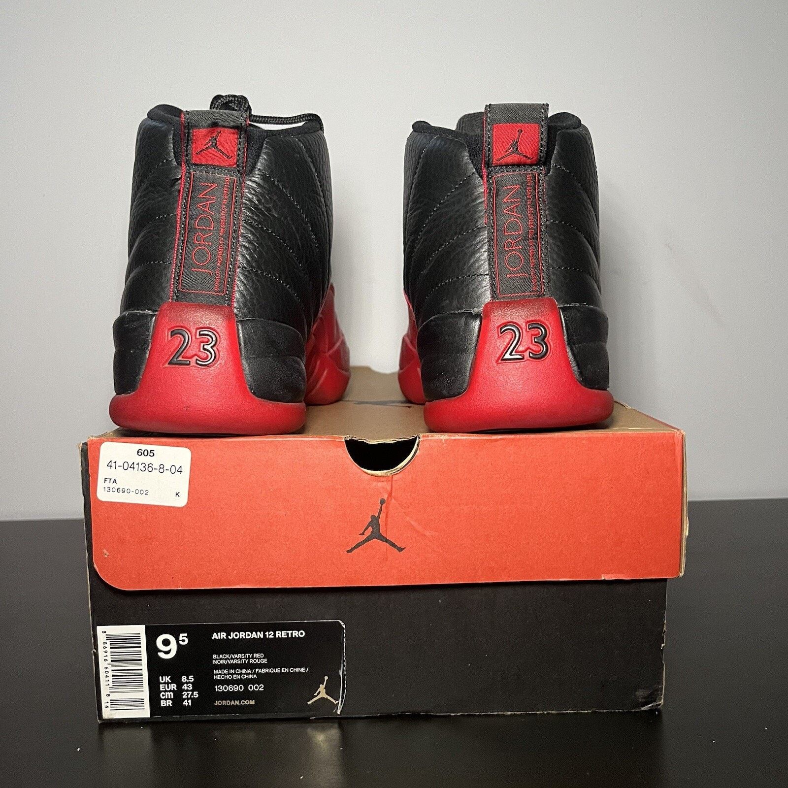 Nike Size 9.5 - Jordan 12 Retro Mid Flu Game Size US 9.5 / EU 42-43 - 5 Thumbnail