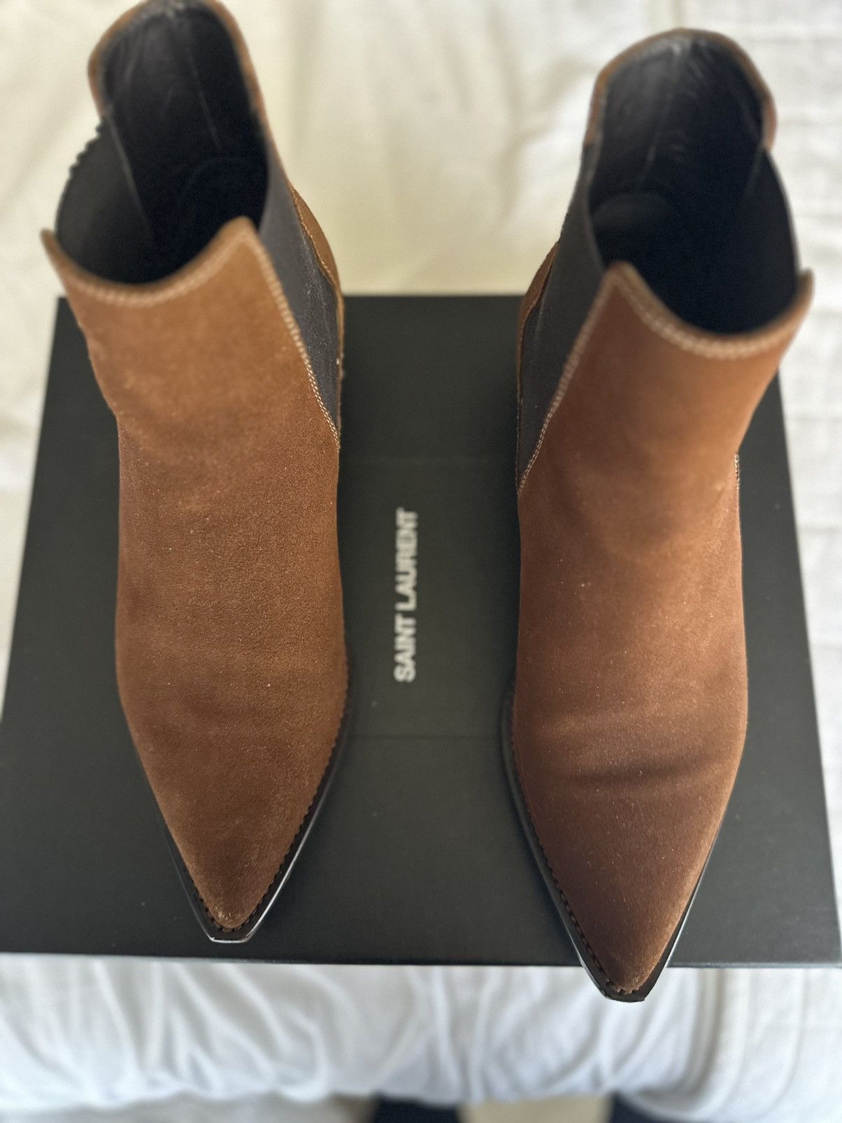 Hedi Slimane × Saint Laurent Paris × Yves Saint Laurent Theo 40’ Boot Size US 8.5 / EU 41-42 - 2 Thumbnail
