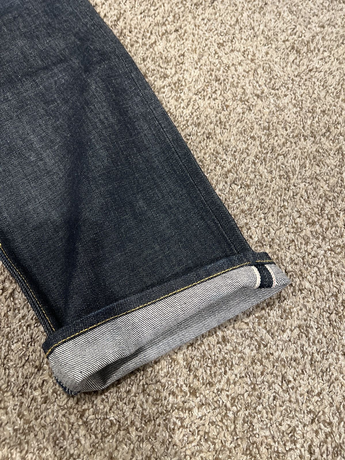Fiberops Shityeah Raw Denim sz 32 Vintage 2000s