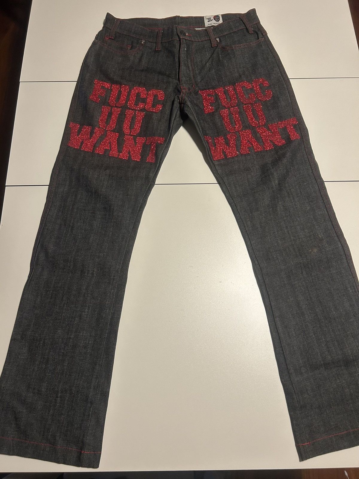 Other OG FUCCUUWANT Size US 34 / EU 50 - 1 Thumbnail