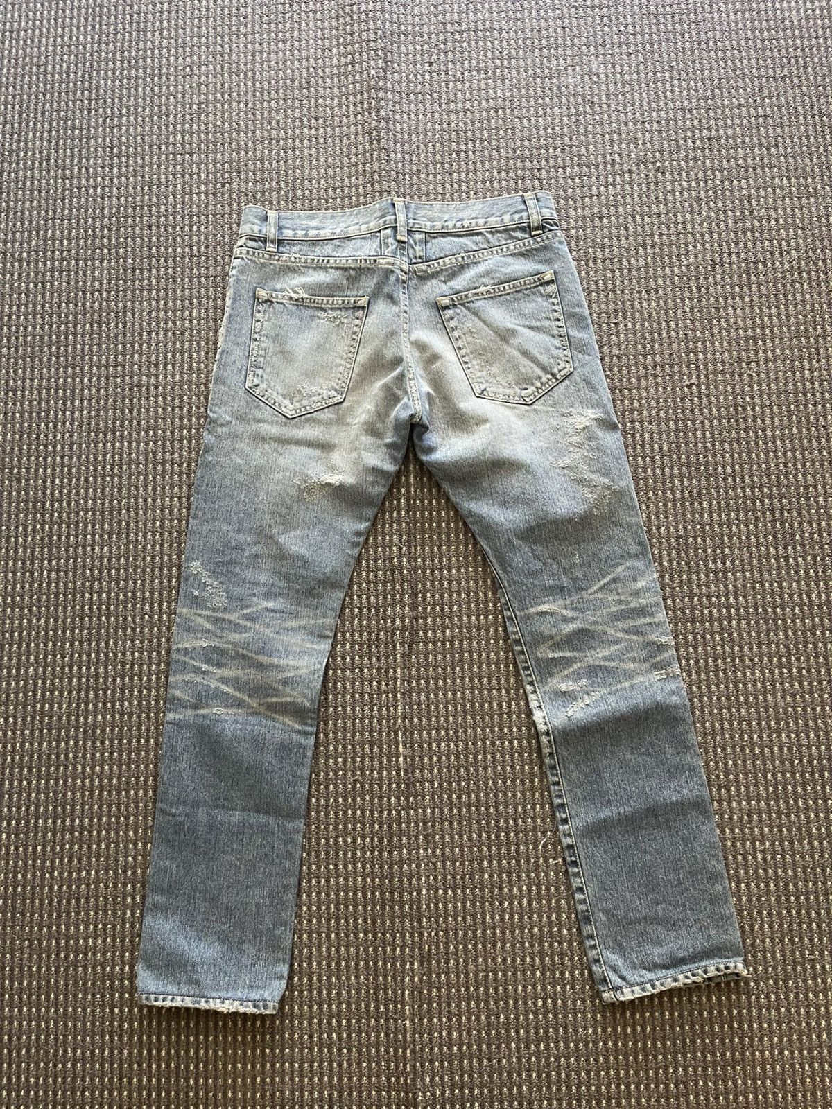 Saint Laurent Paris SLP 13AW Distressed Jeans Size US 30 / EU 46 - 2 Thumbnail