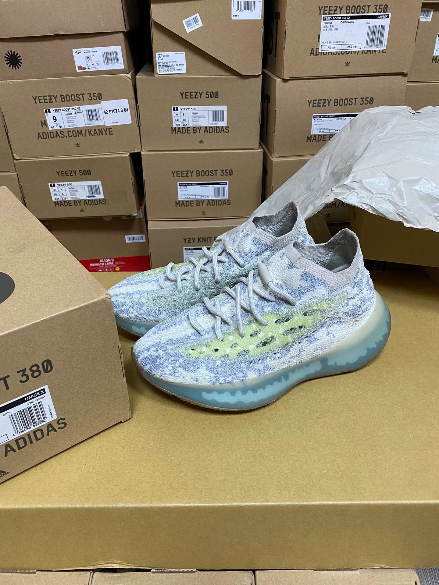 Adidas Adidas YEEZY380 Blue Lowtop Sneakers 40 Men Size US 7.5 / EU 40-41 - 1 Thumbnail