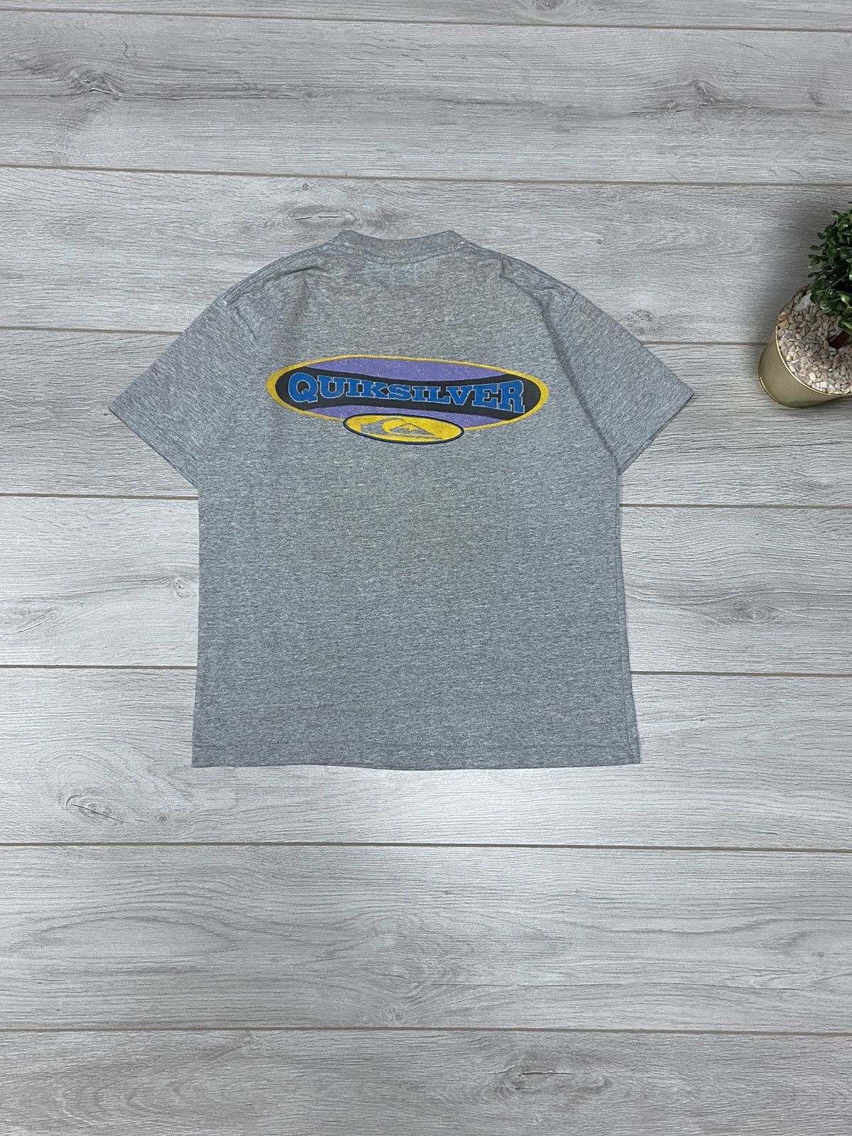 Quiksilver Quiksilver vintage big logo print t-shirt Size US M / EU 48-50 / 2 - 2 Thumbnail