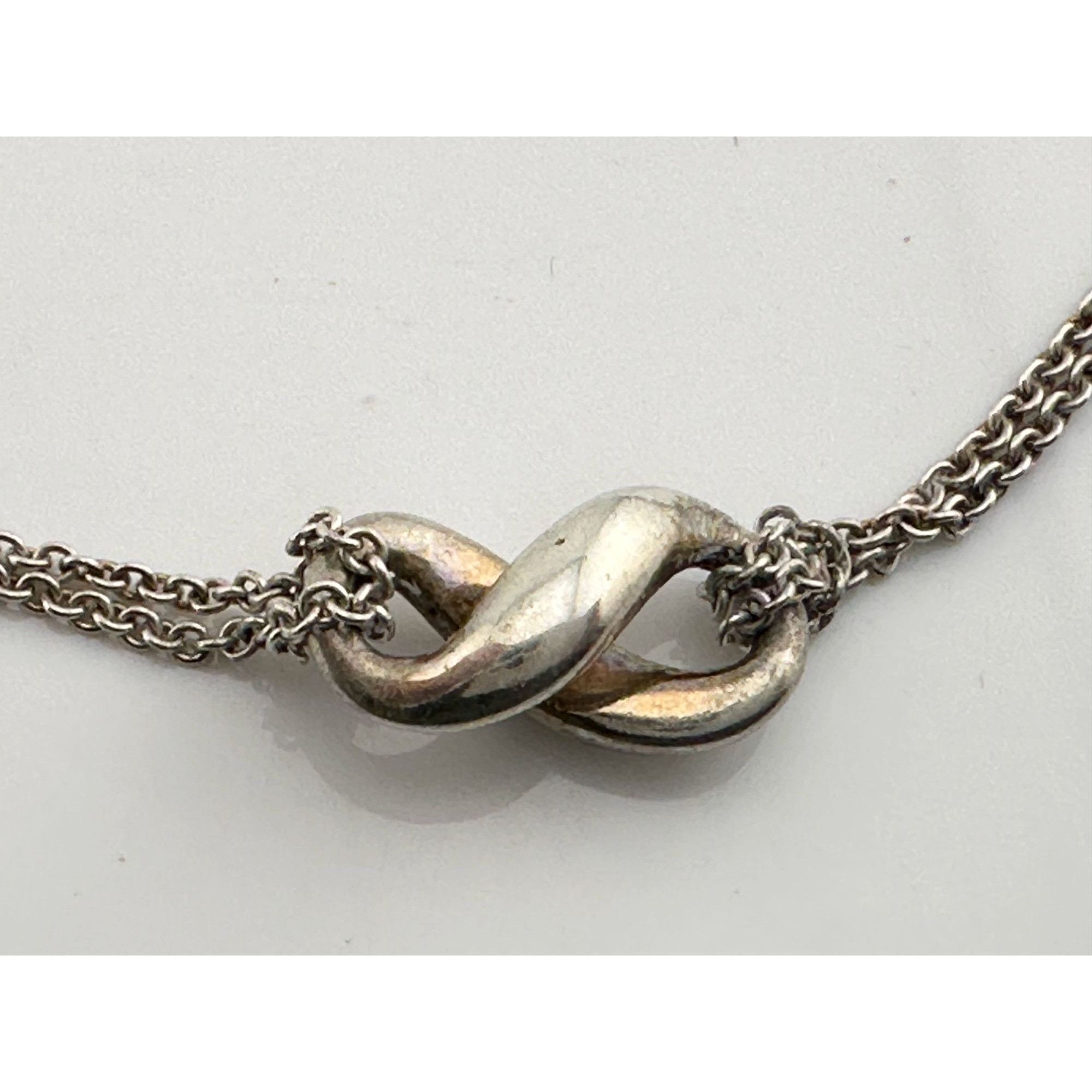 Tiffany & Co. Tiffany & Co Infinity Double Chain Pendant and Necklace in S Size ONE SIZE - 1 Thumbnail