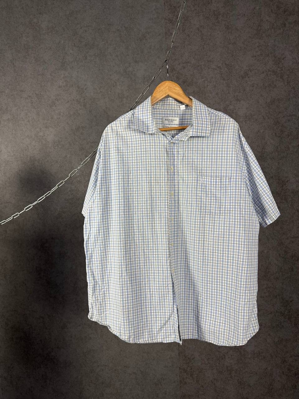 Yves Saint Laurent YSL Yves Saint Laurent vintage designer logo shirt Size US XXL / EU 58 / 5 - 1 Thumbnail