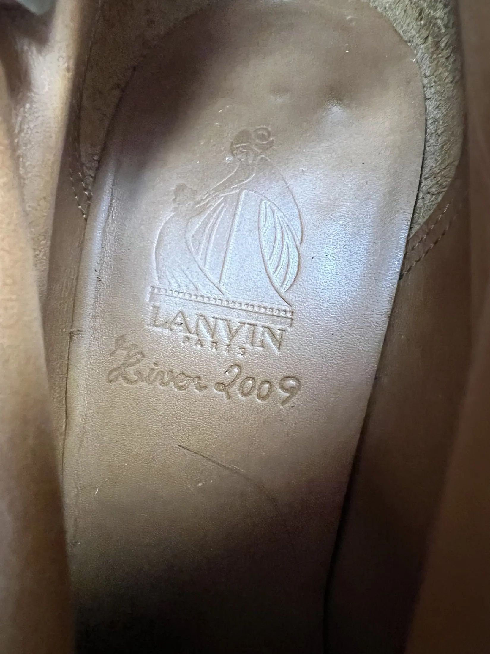 Lanvin High Boots Double Leather Size US 7 / IT 37 - 9 Thumbnail