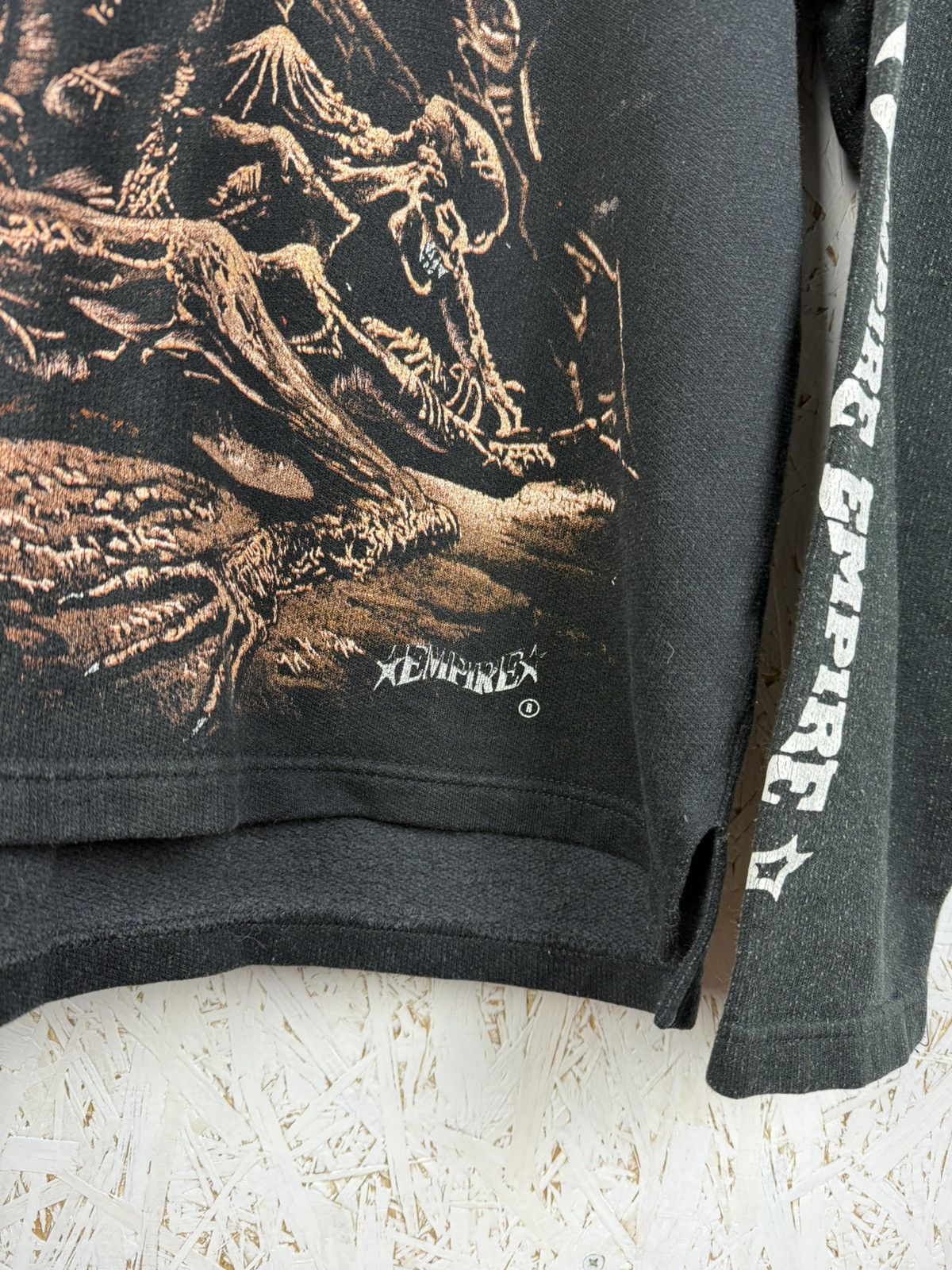 Band Tees 90s Vintage Metallica Empire Bootleg Metal Band Hoodie Black Size US XL / EU 56 / 4 - 3 Thumbnail