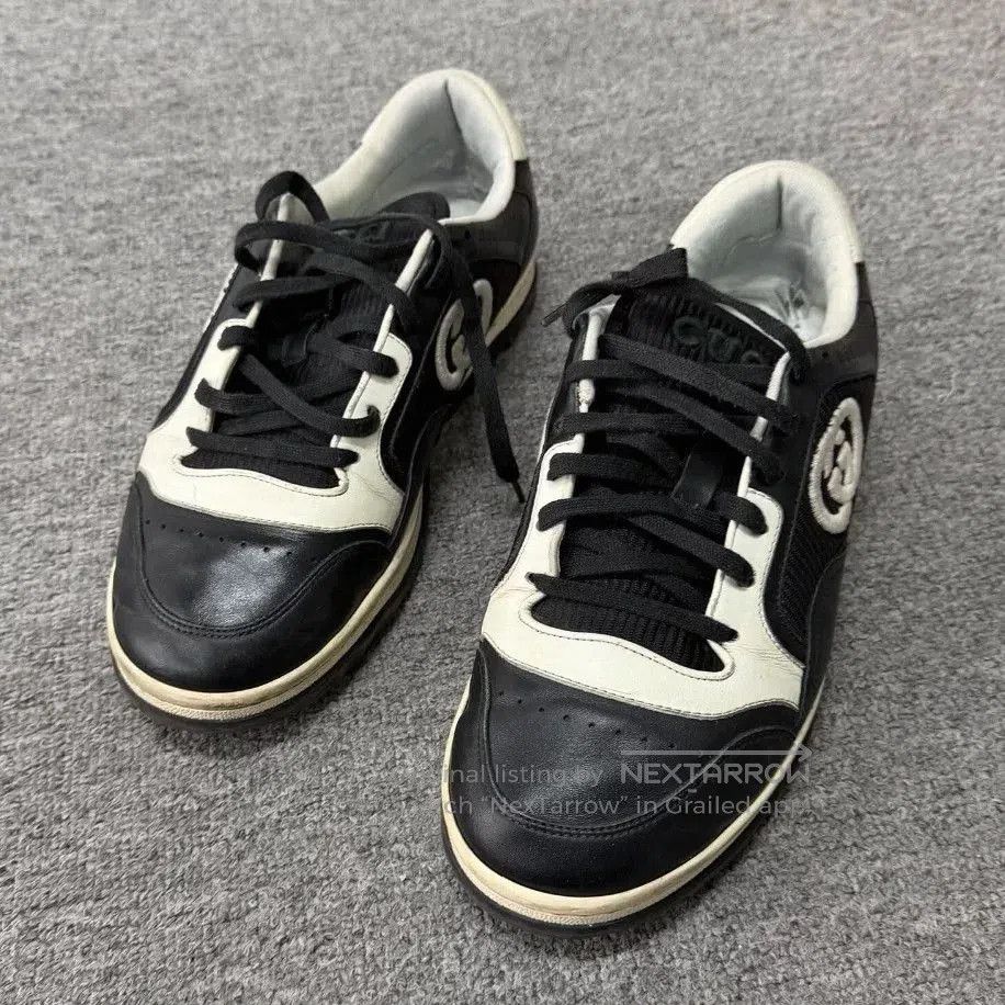 Gucci Gucci MAC80 Distressed Panda Sneakers. Size US 10 / EU 43 - 2 Thumbnail