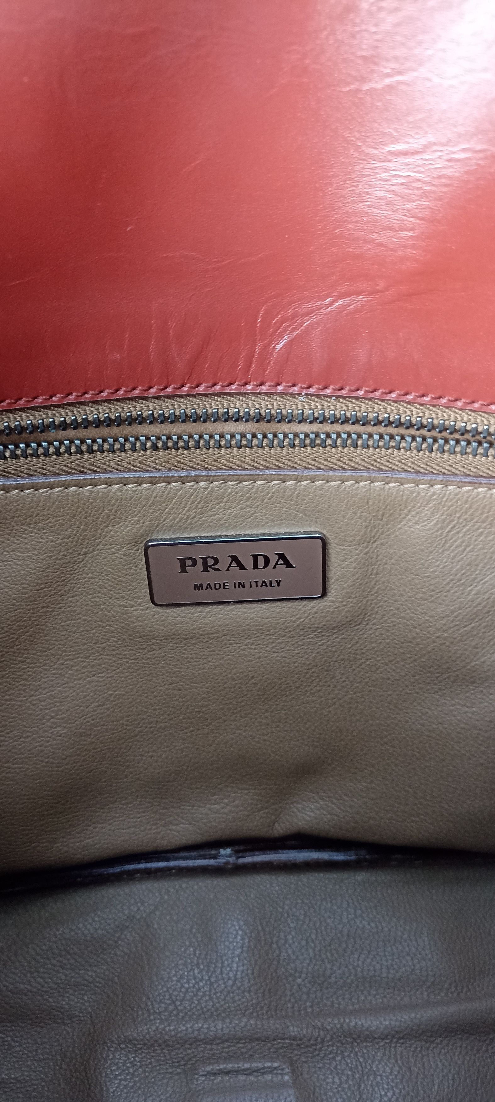 Prada Prada Vintage Patent Leather Shoulder Bag Brown Size ONE SIZE - 9 Thumbnail