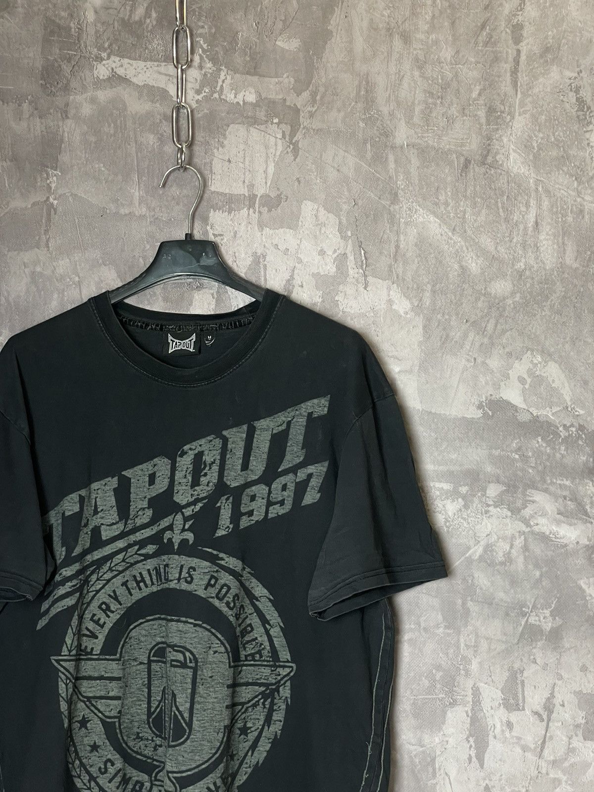 Affliction × Tapout × Vintage CRAZY Vintage Y2K Affliction UFC Style Tapout T-Shirt Tee Size US M / EU 48-50 / 2 - 3 Thumbnail