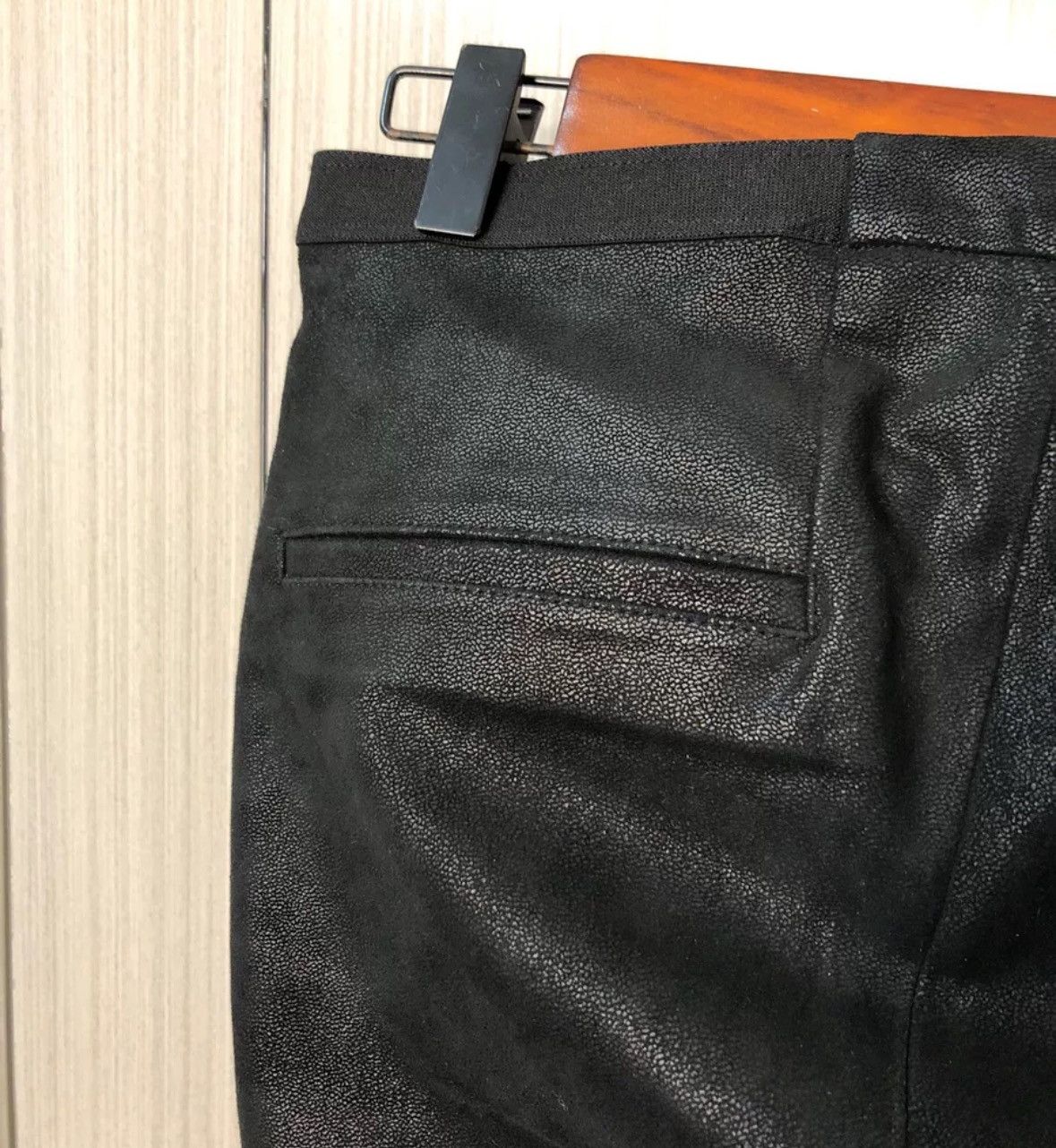 Helmut Lang Helmut Lang Sheepskin Black Leather Tights pants Size US 36 / EU 52 - 5 Thumbnail
