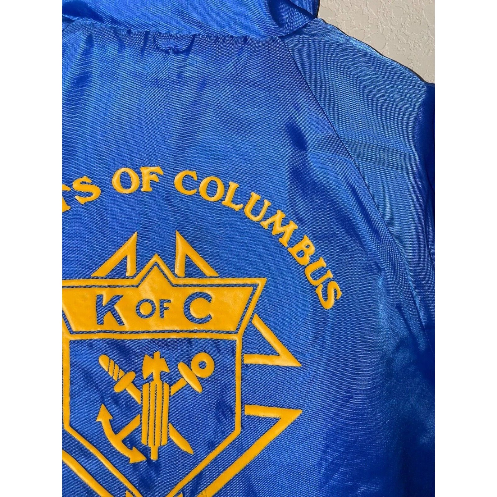 Vintage Vintage Knights Of Columbus Jacket Gillette Blue 80s VTG L Size US XL / EU 56 / 4 - 11 Thumbnail