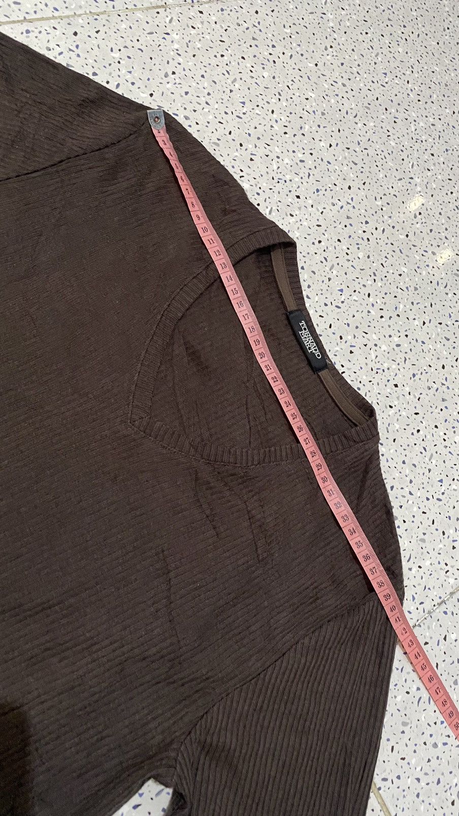 Tornado Mart Tornado Mart Brown Long Sleeve T-shirt Size US M / EU 48-50 / 2 - 10 Thumbnail