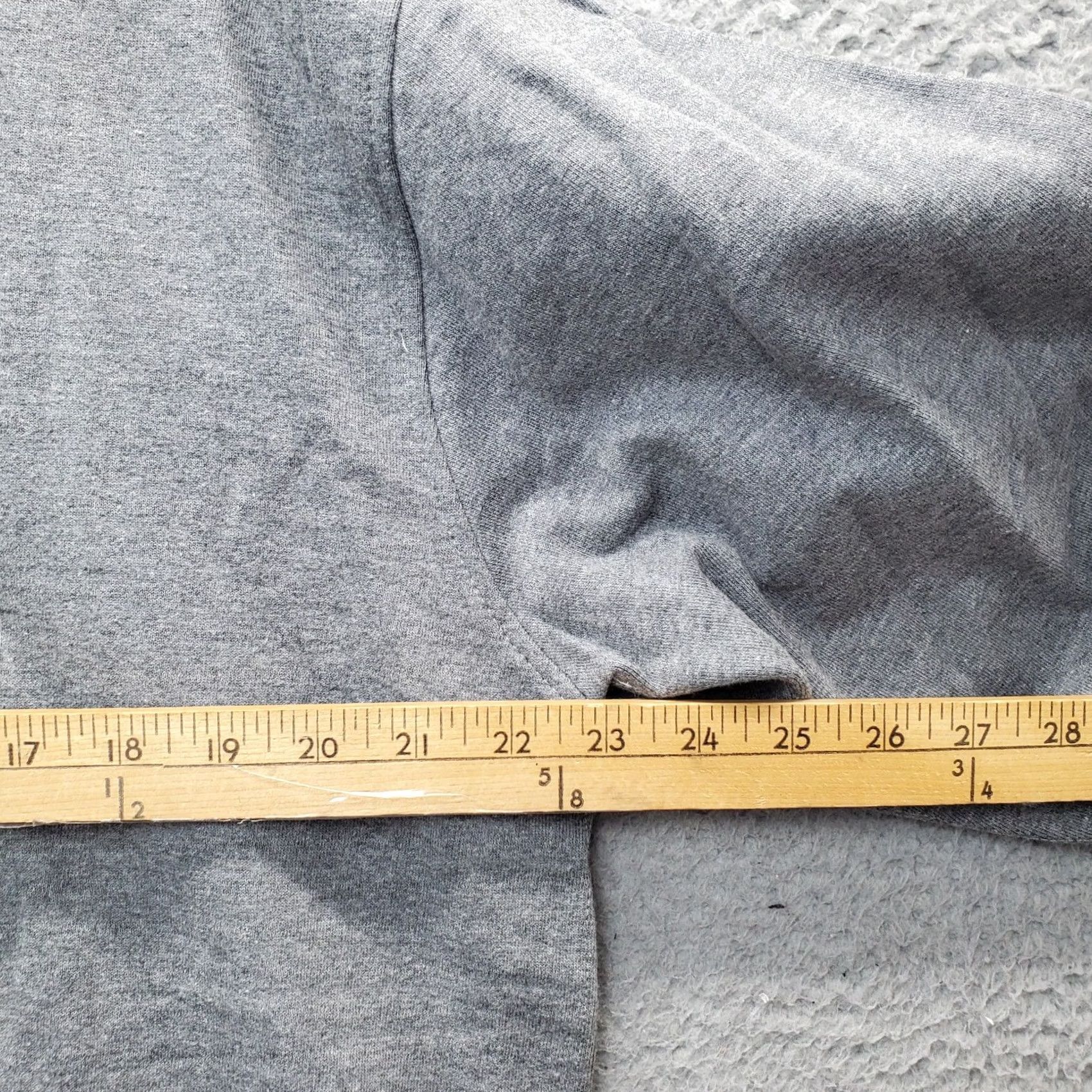 Vintage Focus Pullover Sweatshirt Men Large Gray Freedom Flag Eagle Ribbed Cuff & Hem Size US L / EU 52-54 / 3 - 4 Thumbnail