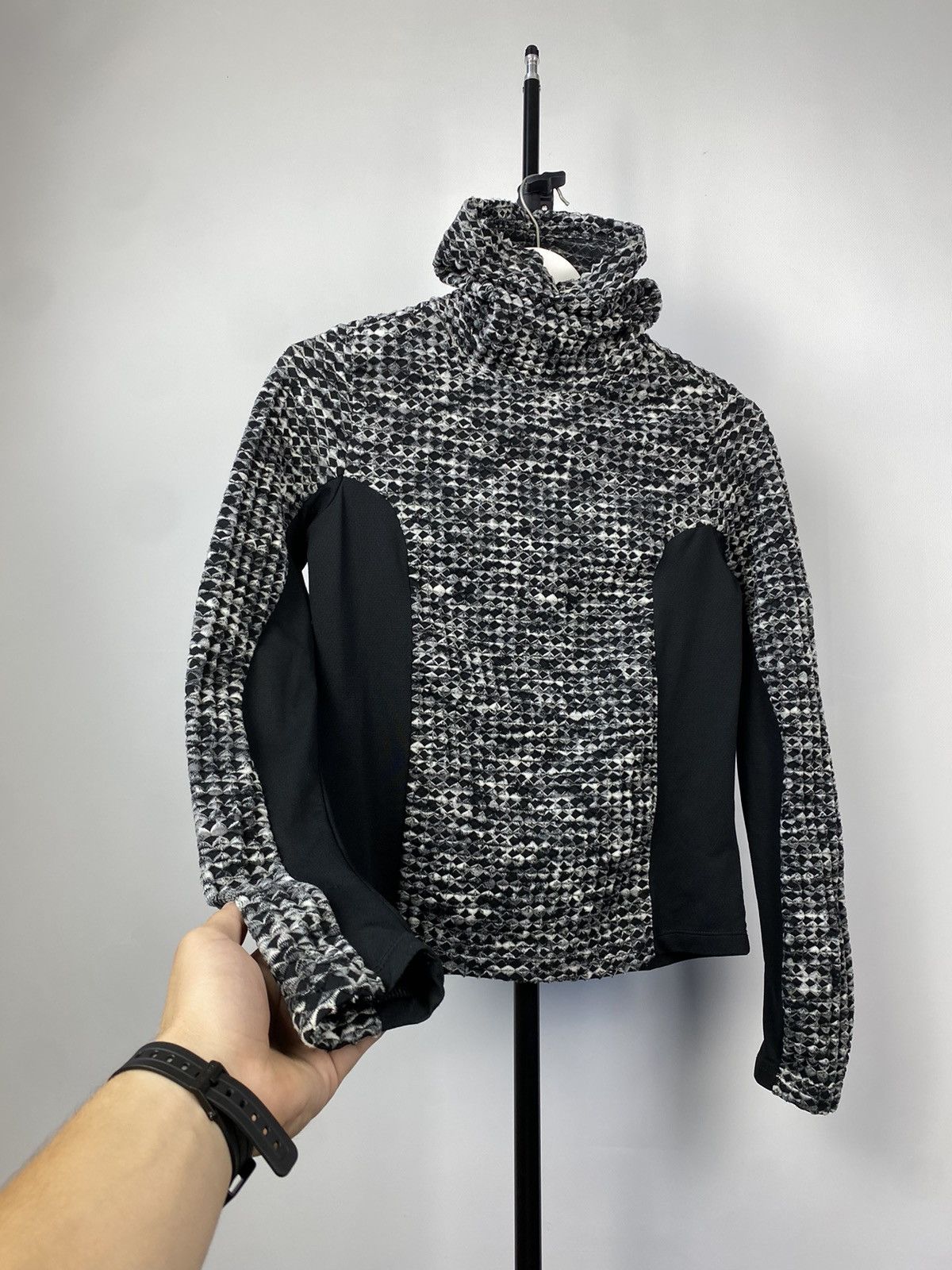 Nike × Vintage Fleece Zip Sweatshirt Nike Mini Swoosh Vintage Y2K Size M / US 6-8 / IT 42-44 - 3 Thumbnail