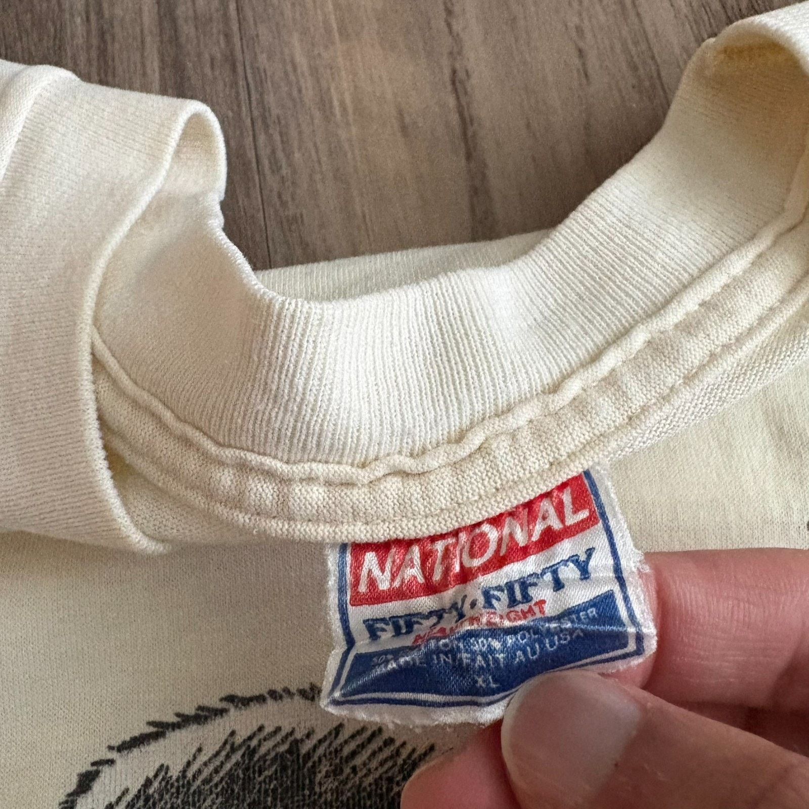 Vintage Vintage Computer Tech T-Shirt Men's Size L 1986 I Think Size US L / EU 52-54 / 3 - 6 Thumbnail