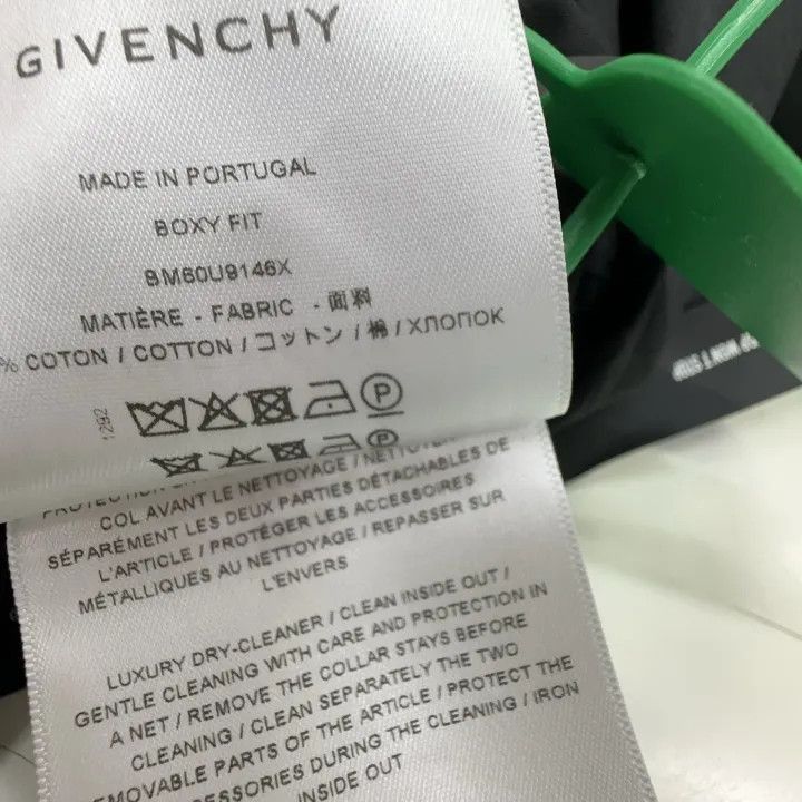 Givenchy Givenchy Givenchy Black Detachable Strap Short Sleeve Shir Size US M / EU 48-50 / 2 - 4 Thumbnail