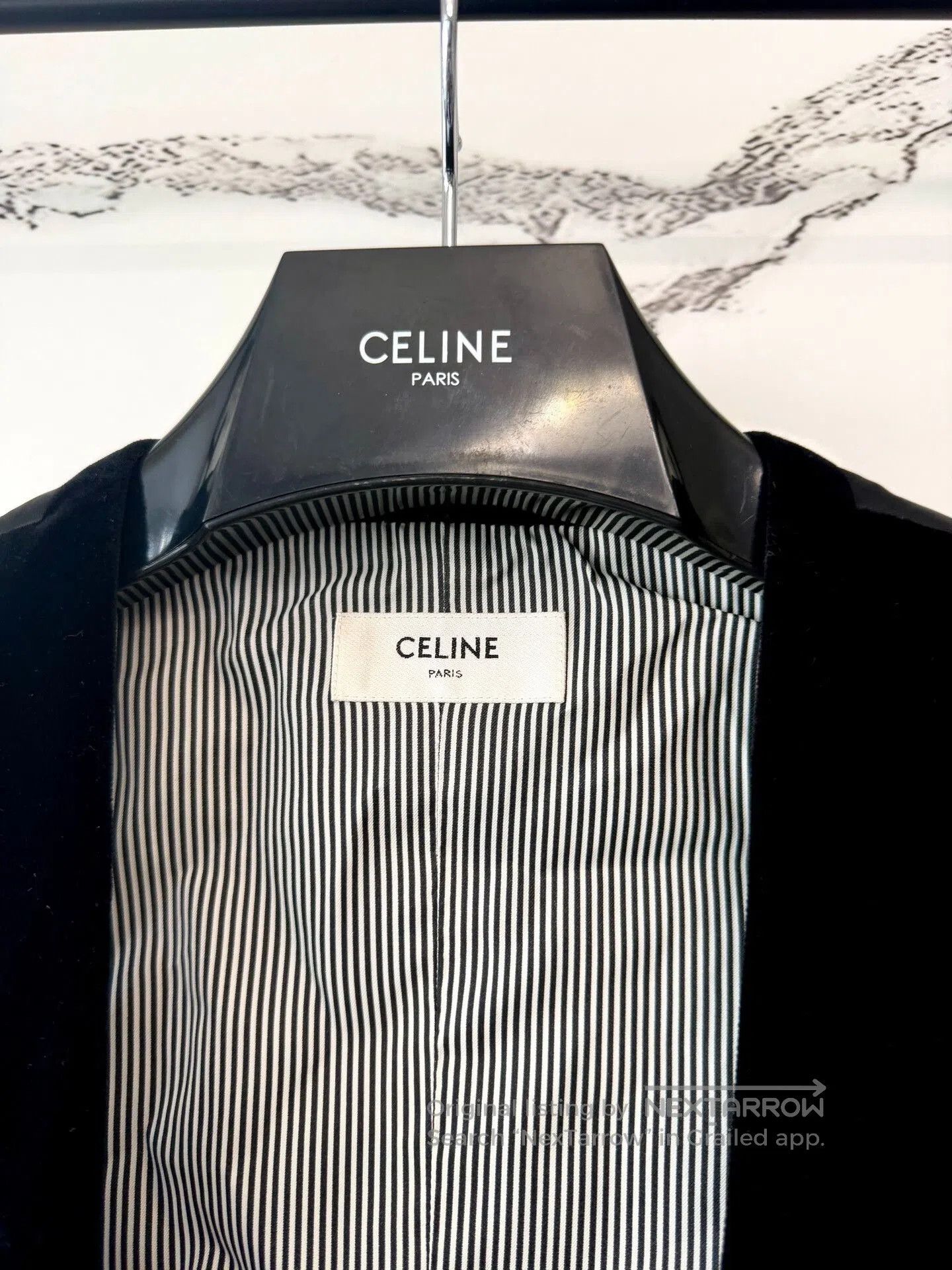 Celine celine black velvet sleeveless vest. Size M / US 6-8 / IT 42-44 - 2 Thumbnail
