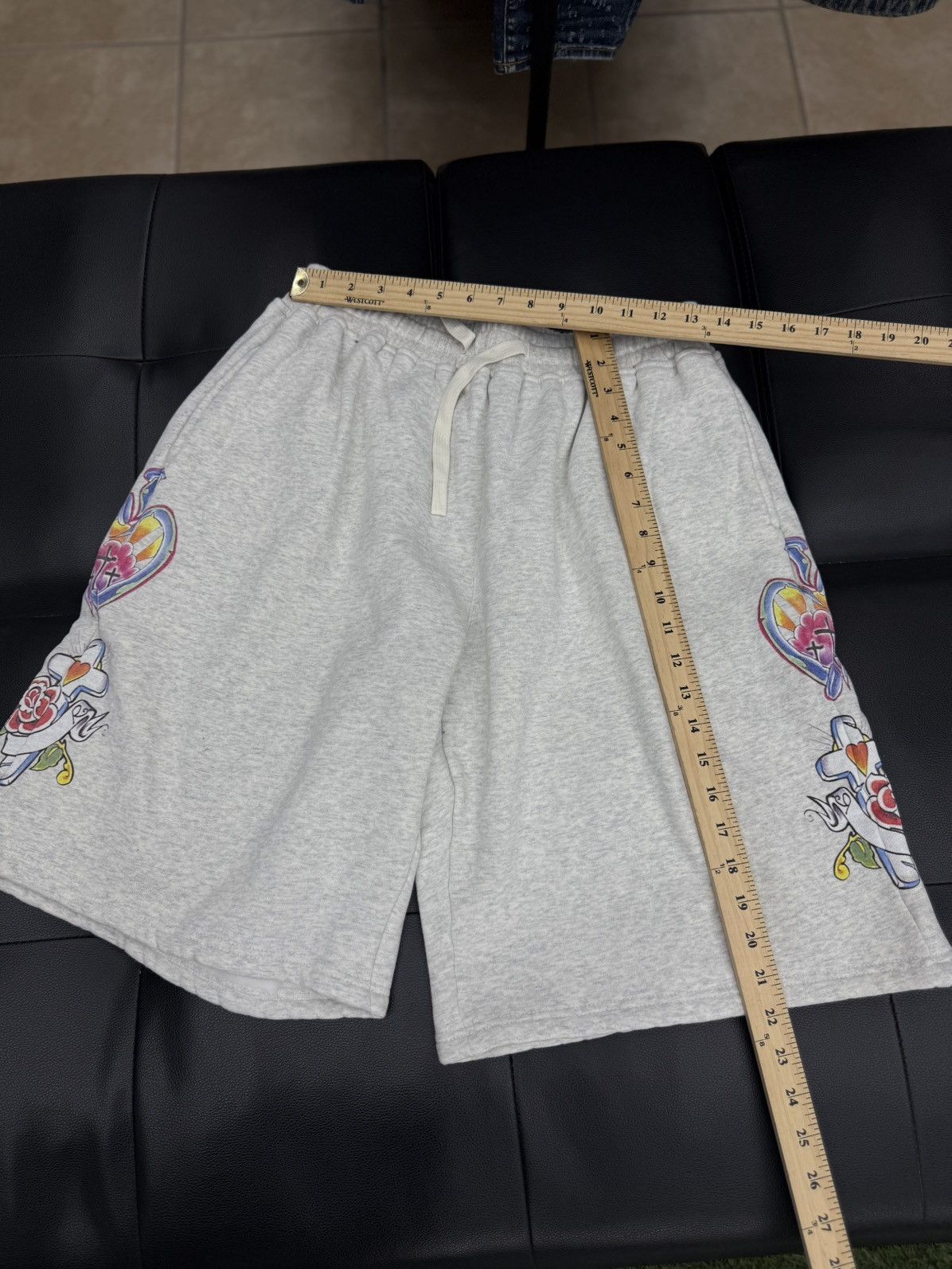 Other We Are Righteous Grey Cotton Shorts Size XL (NEW) Size US 34 / EU 50 - 6 Thumbnail