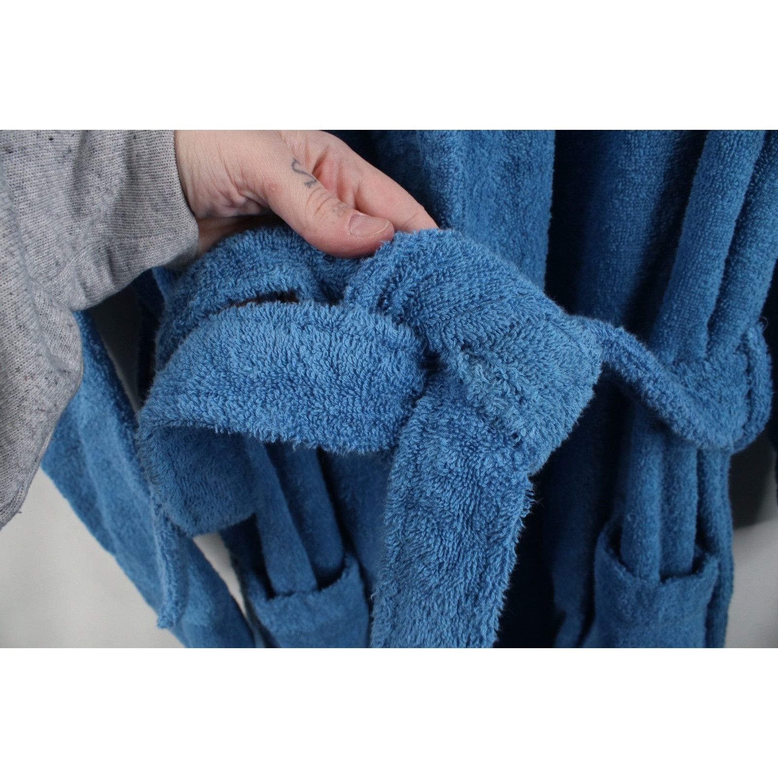 L.L. Bean Vintage 90s Y2K LL Bean Belted Terry Cloth Bath Robe Size US M / EU 48-50 / 2 - 5 Thumbnail