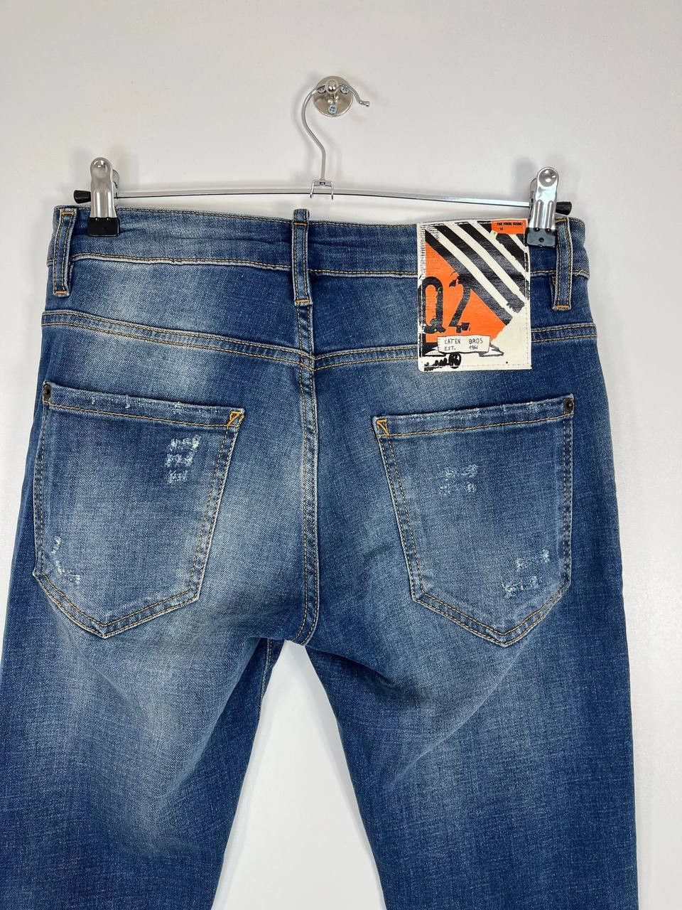 Dsquared2 Dsquared2 Blue Distressed Skinny Jeans Denim Mens Size 44 Size US 44 / EU 60 - 5 Thumbnail