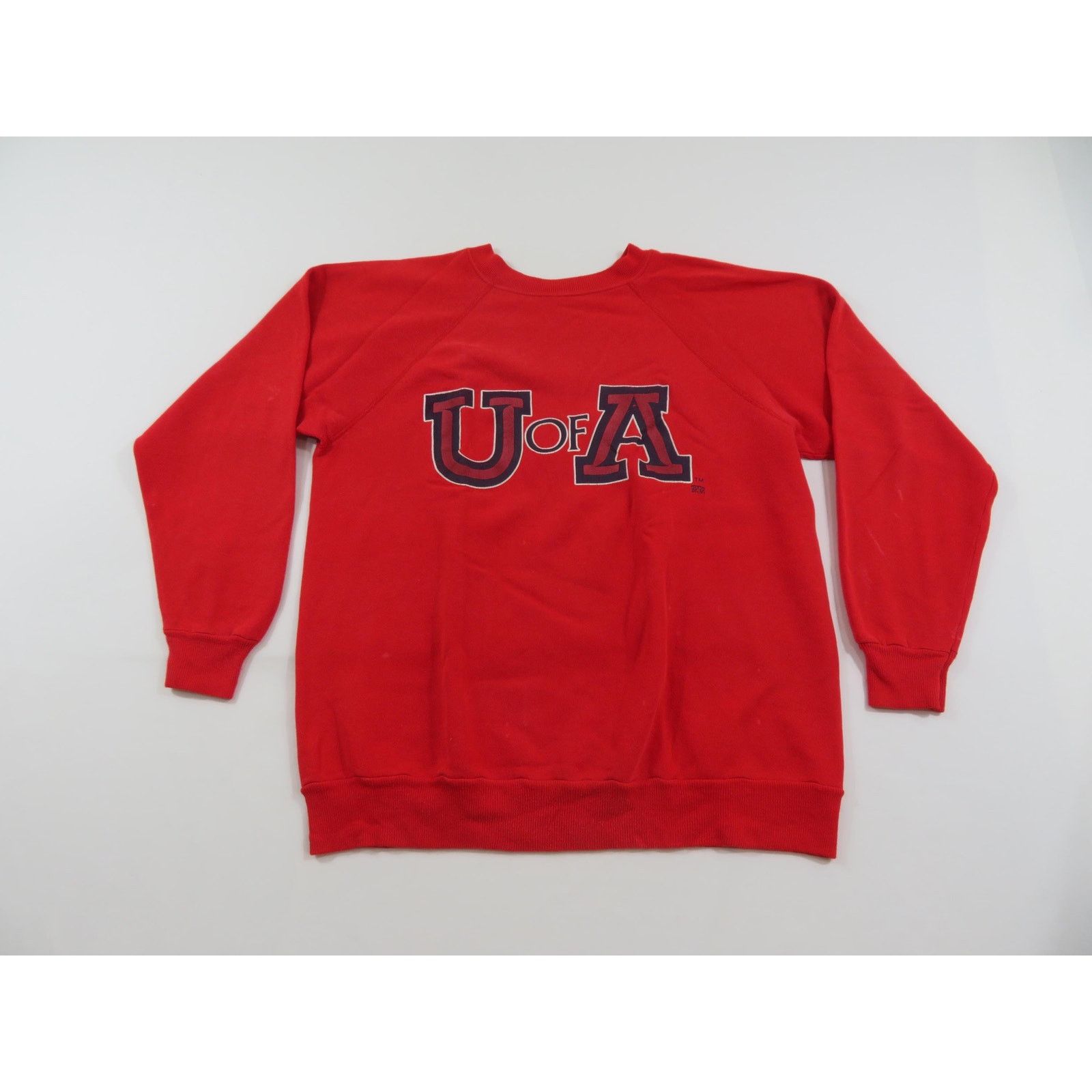 Other University of Arizona Wildcats Red Blue Sweatshirt M-L? 90s Size M / US 6-8 / IT 42-44 - 1 Thumbnail