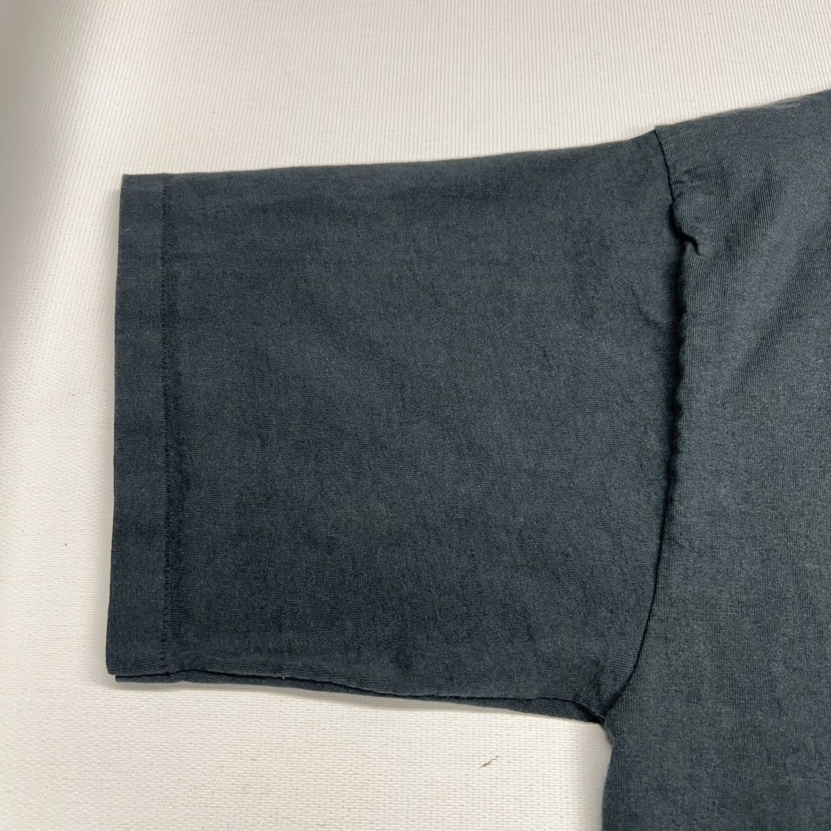 Vintage VTG National Mills Tee Shirt Grey Single Stitch Faded Washed Size US XL / EU 56 / 4 - 3 Thumbnail