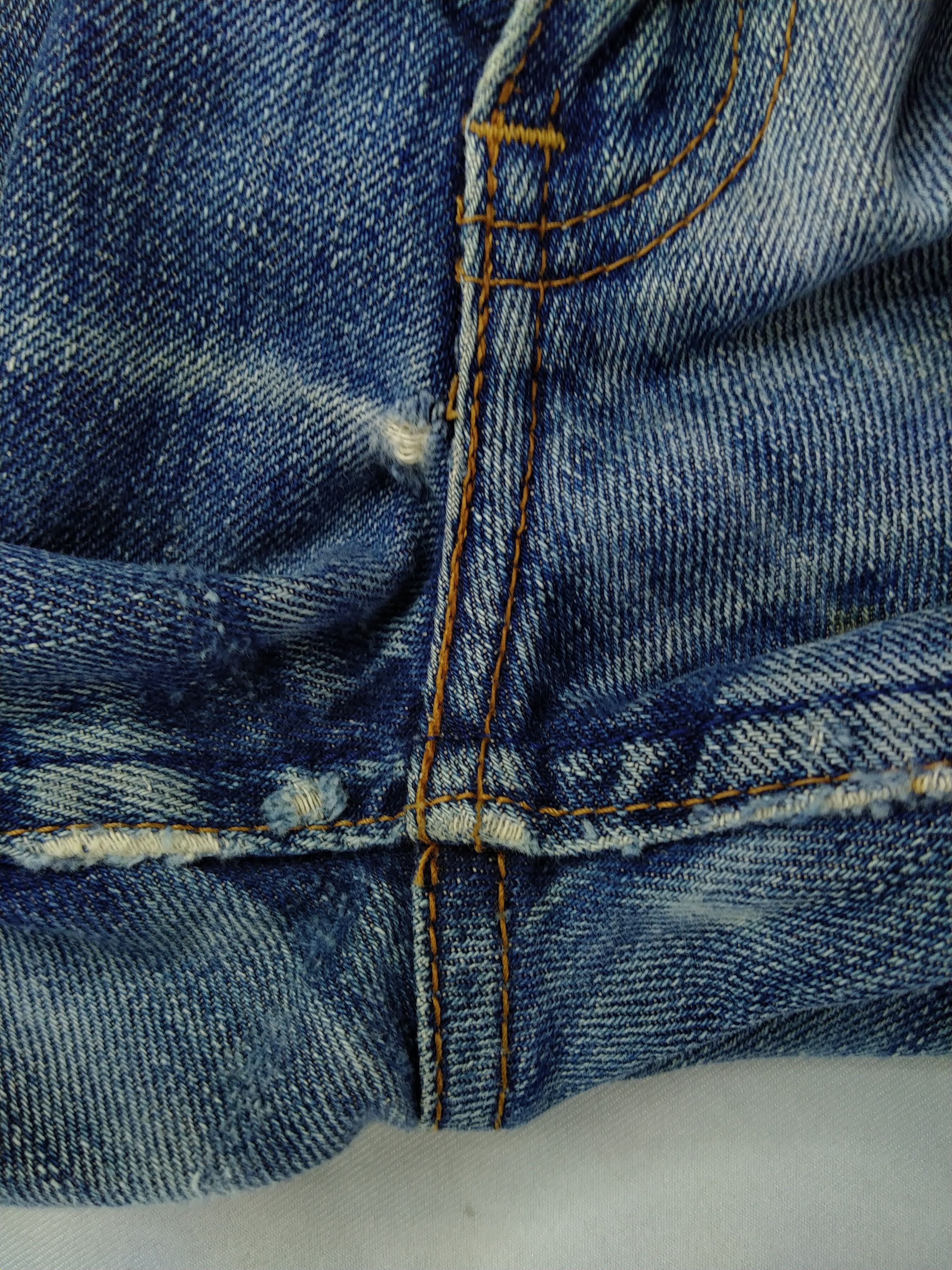 Levi's Blue Distressed Vintage Levi's 503 31x30.5 Denim -JN943 Size US 31 - 11 Thumbnail