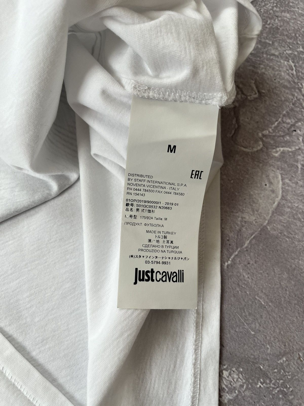 Just Cavalli RARE Just Cavalli Skull Graphic T Shirt White Size M Size US M / EU 48-50 / 2 - 5 Thumbnail