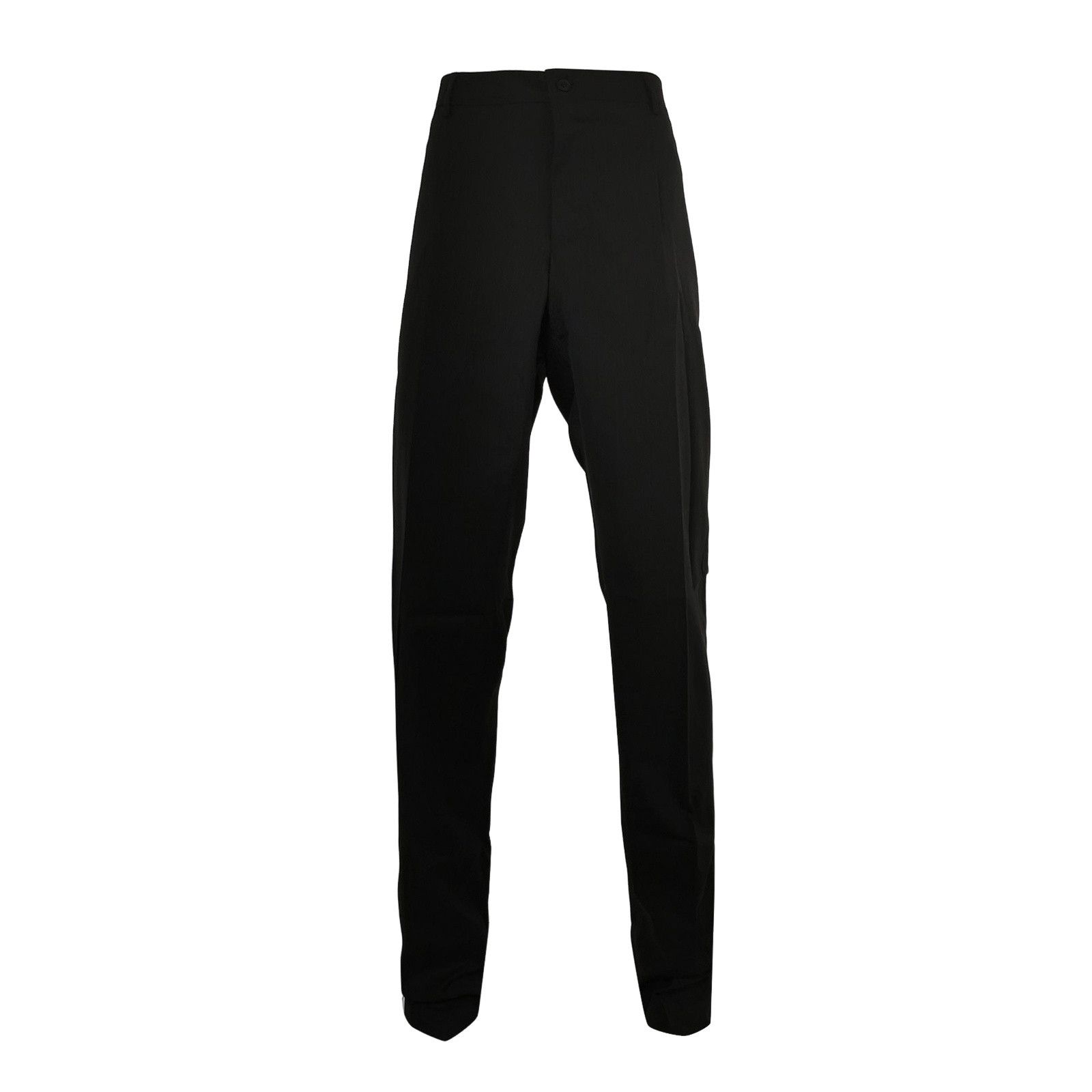 Dolce & Gabbana Dolce & Gabbana Black Wool Blend Casual Pants 52 Size US 36 / EU 52 - 1 Thumbnail