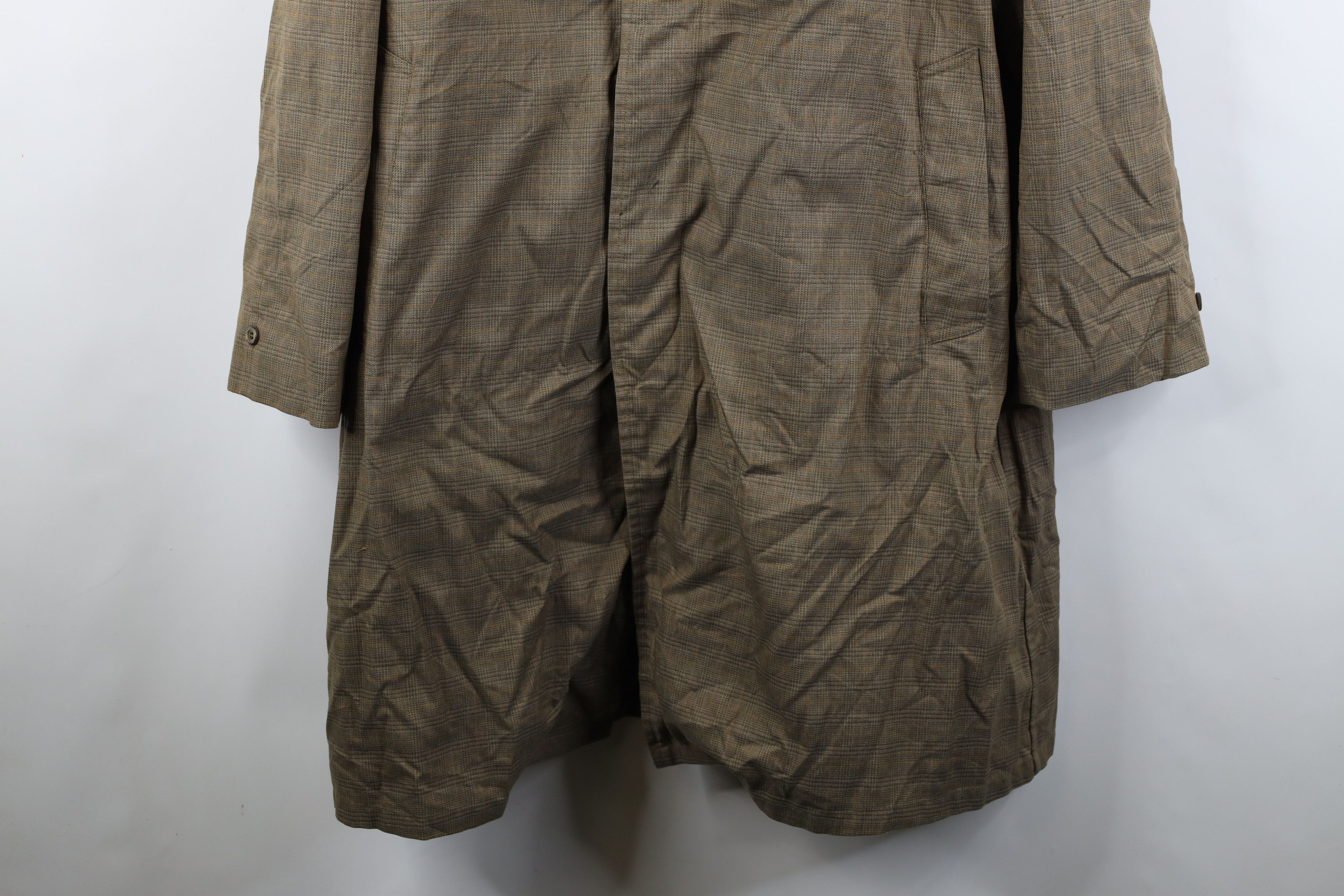 Vintage Vintage 60s 70s Streetwear Trench Coat Rain Jacket Plaid Size US XL / EU 56 / 4 - 3 Thumbnail