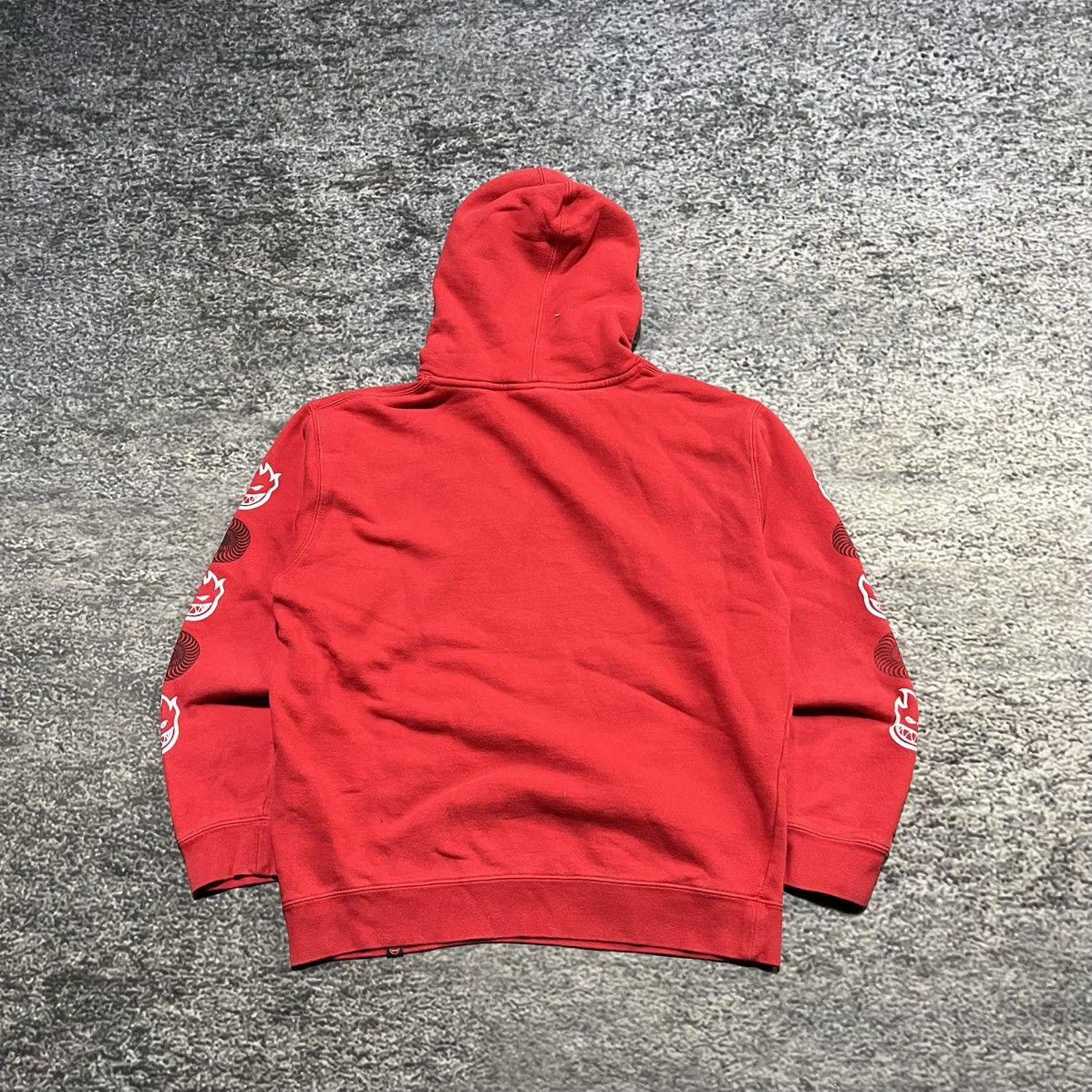 Spitfire Vintage Y2K Spitfire Red Grunge Skater Red Hoodie Medium Size US M / EU 48-50 / 2 - 2 Thumbnail