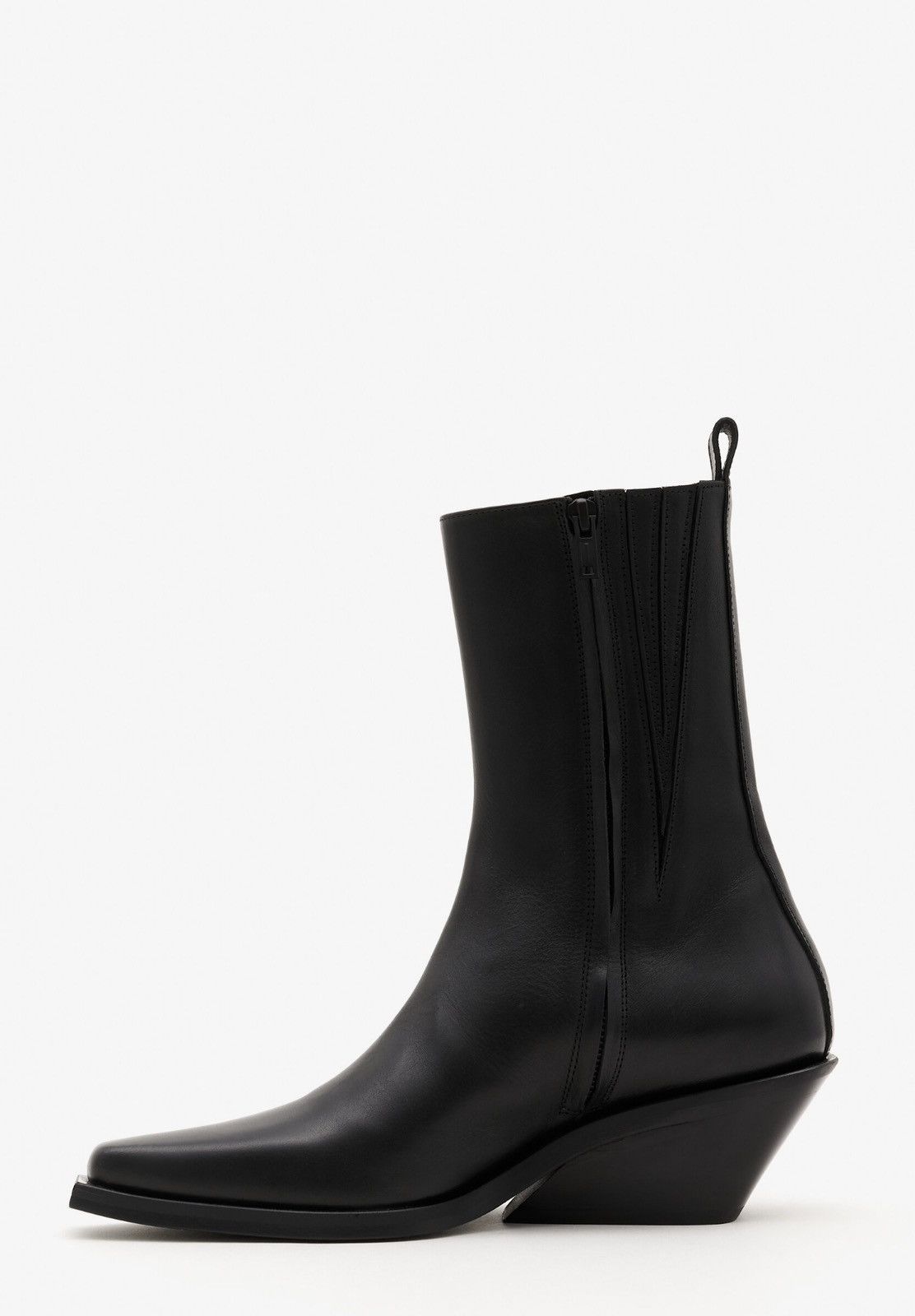 Ann Demeulemeester Last Size Ann Demeulemeester 60mm Vesper Leather Ankle Boots Size US 7 / IT 37 - 2 Thumbnail