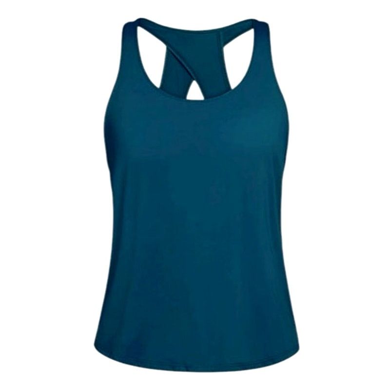 Other Tempt Me Teal 2 Piece Scoop Neck Top Shorts Tankini SwimSet Size ONE SIZE - 2 Thumbnail