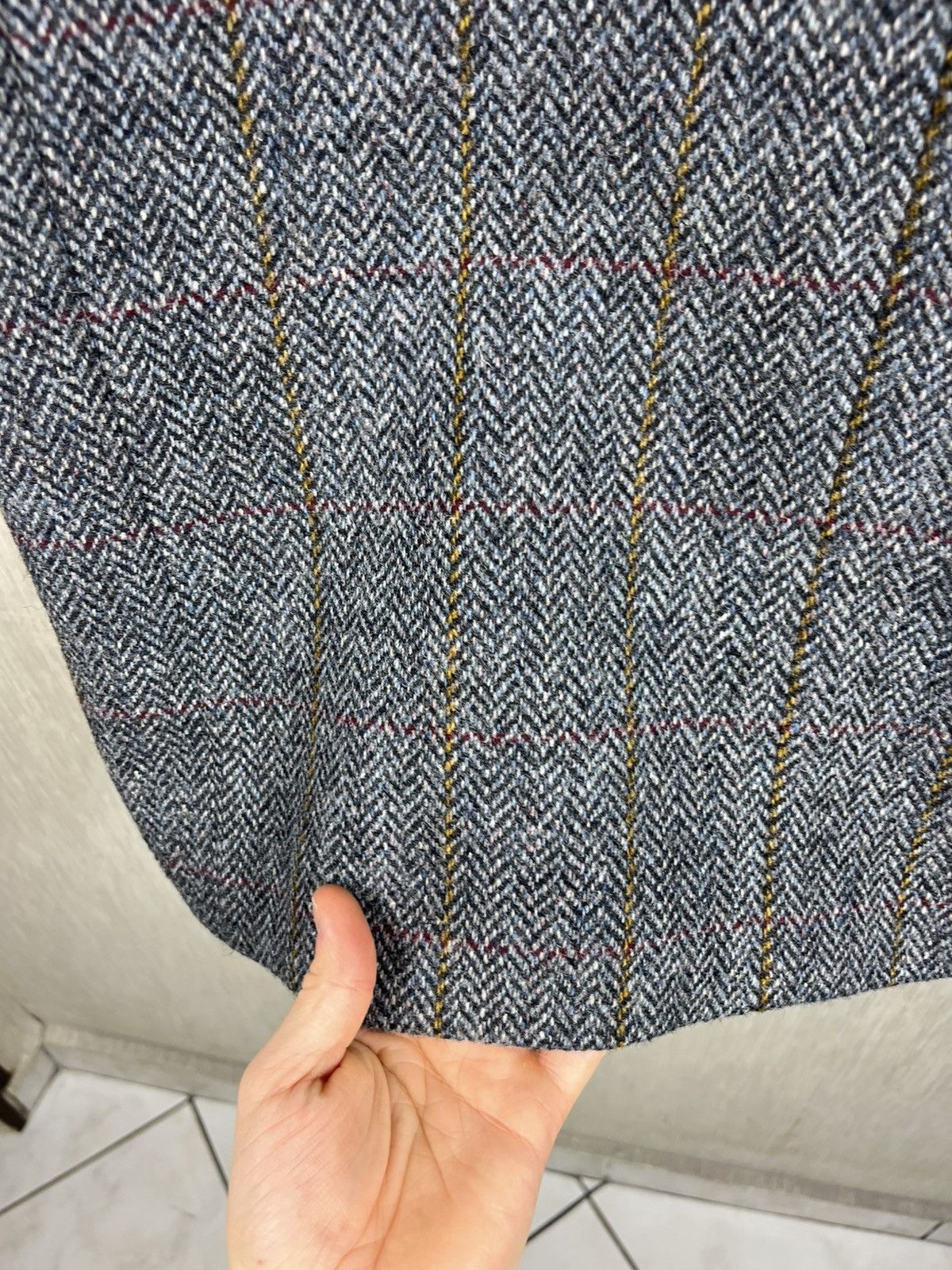 Harris Tweed × Vintage Vintage Harris Tweed wool herringbone coat jacket pattern Size US XL / EU 56 / 4 - 17 Thumbnail