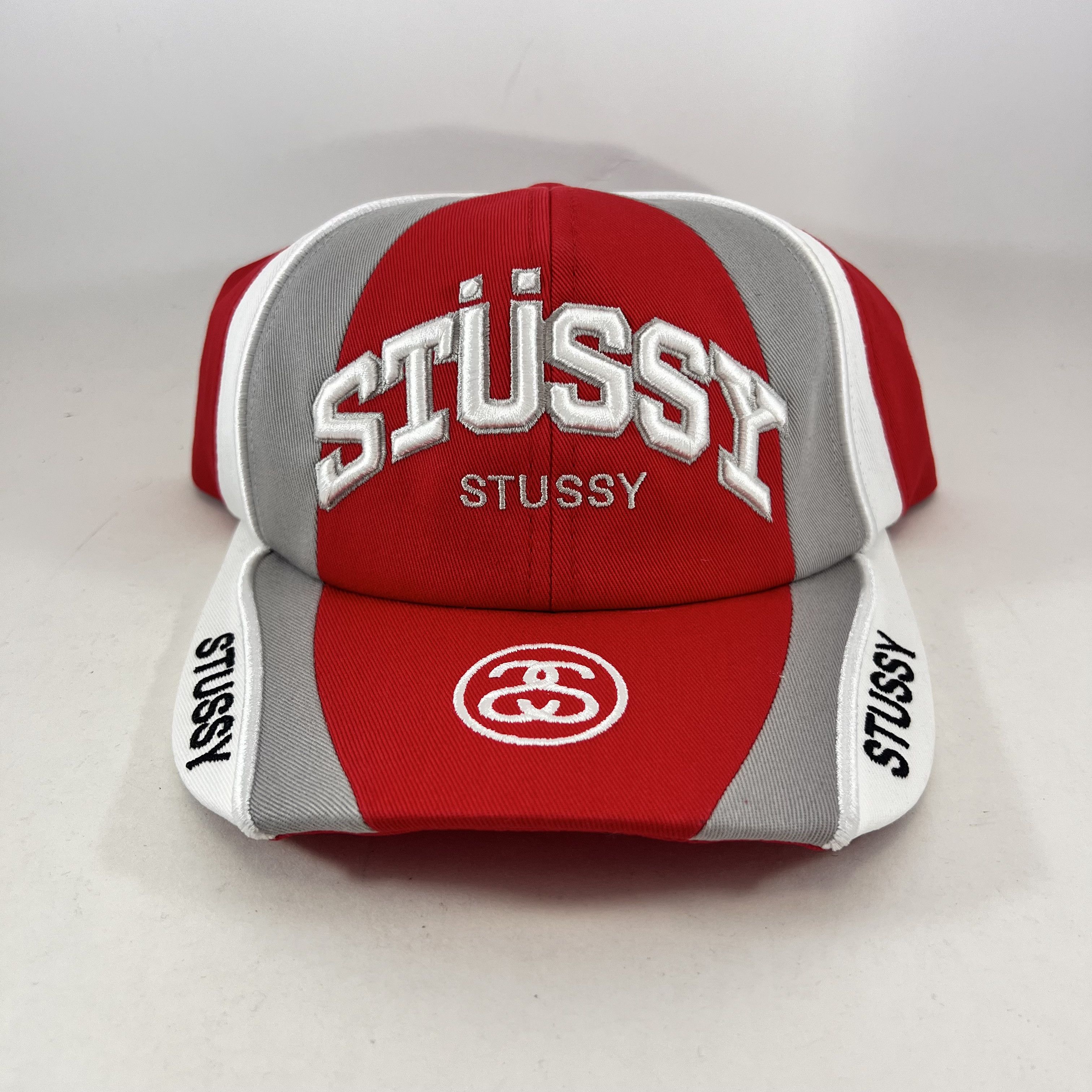 Stussy Stussy Low Pro Souvenir Strapback Hat Red Adjustable Rare