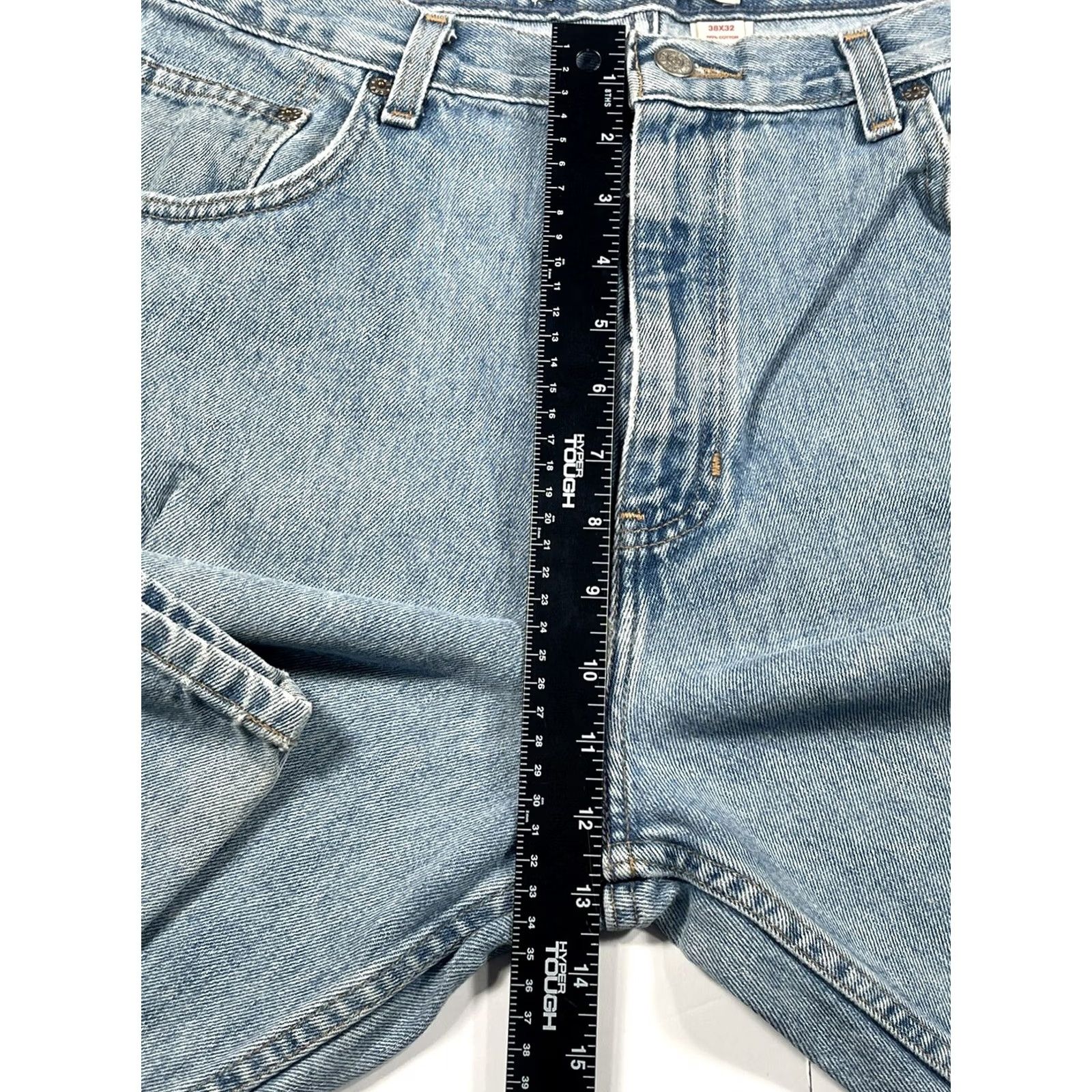 Vintage Canyon River Blues Jeans Men’s Relaxed Fit Cotton Blue Denim Size 38Wx32L Long Size US 38 / EU 54 - 5 Thumbnail