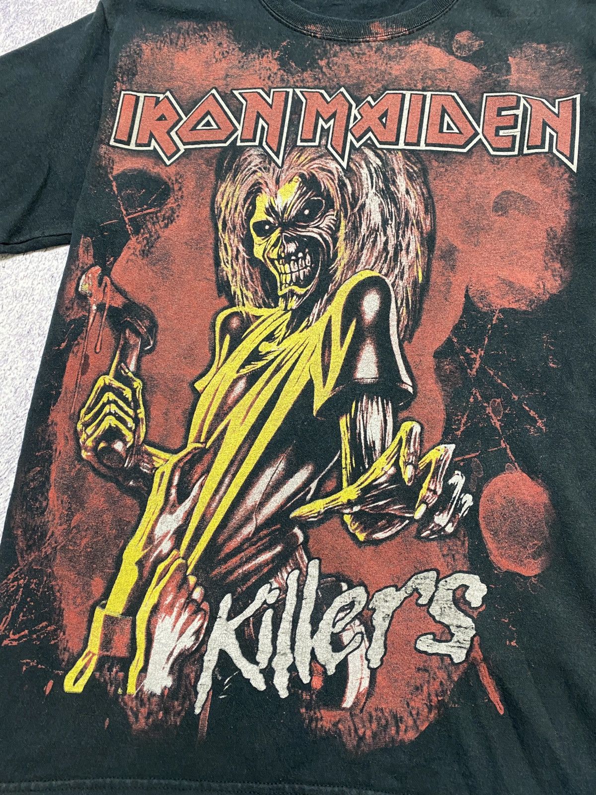 Band Tees × Iron Maiden Vintage Iron Maiden Killers Logo Band Tee 2000s T Shirt Size US S / EU 44-46 / 1 - 6 Thumbnail
